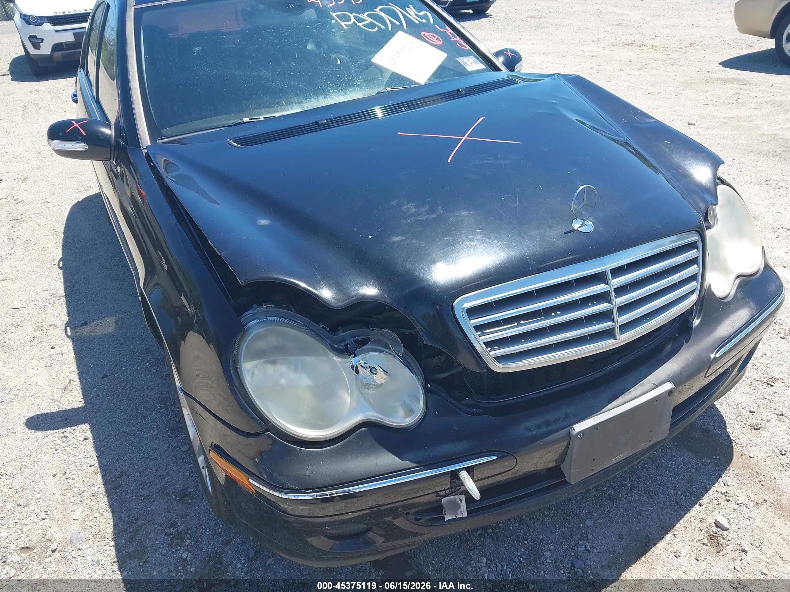 2006 Mercedes-benz C 280 Luxury 4matic Black vin: WDBRF92H96F762566