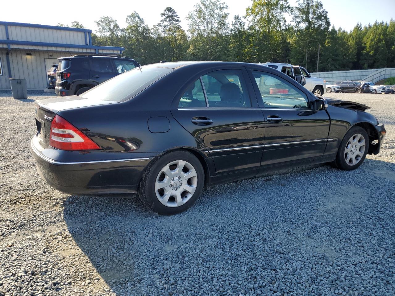 2006 Mercedes-benz C 280 4matic Black vin: WDBRF92H96F763703