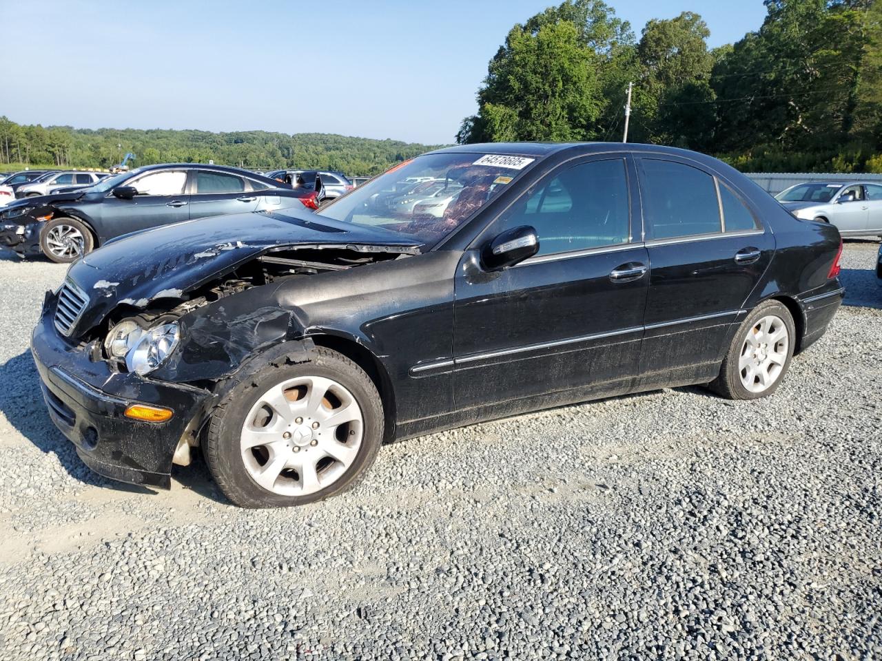 2006 Mercedes-benz C 280 4matic Black vin: WDBRF92H96F763703
