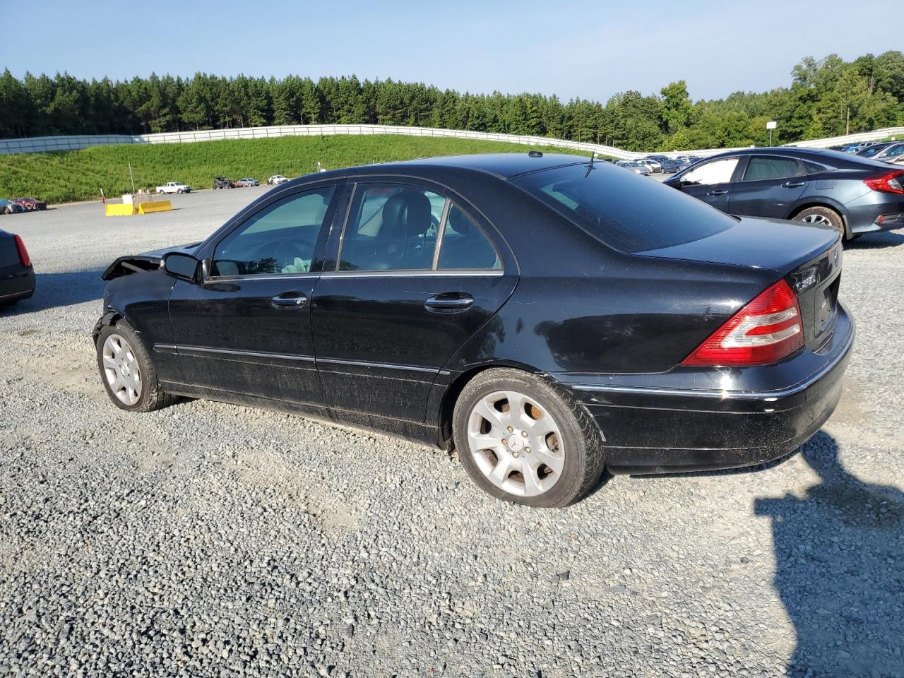 2006 Mercedes-benz C 280 4matic Black vin: WDBRF92H96F763703