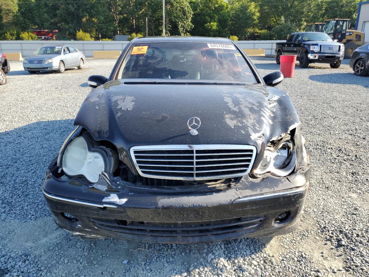 2006 Mercedes-benz C 280 4matic Black vin: WDBRF92H96F763703