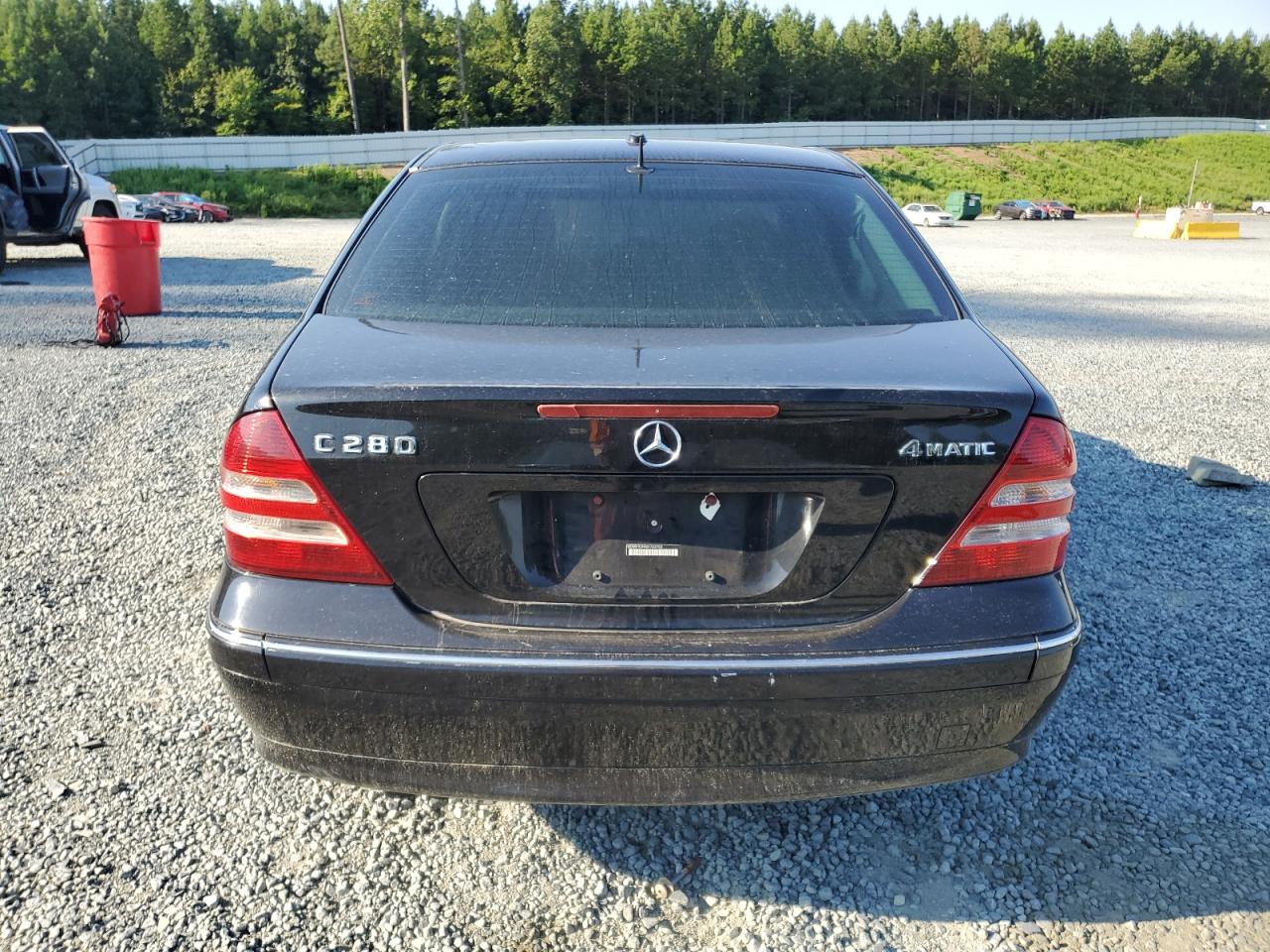 2006 Mercedes-benz C 280 4matic Black vin: WDBRF92H96F763703