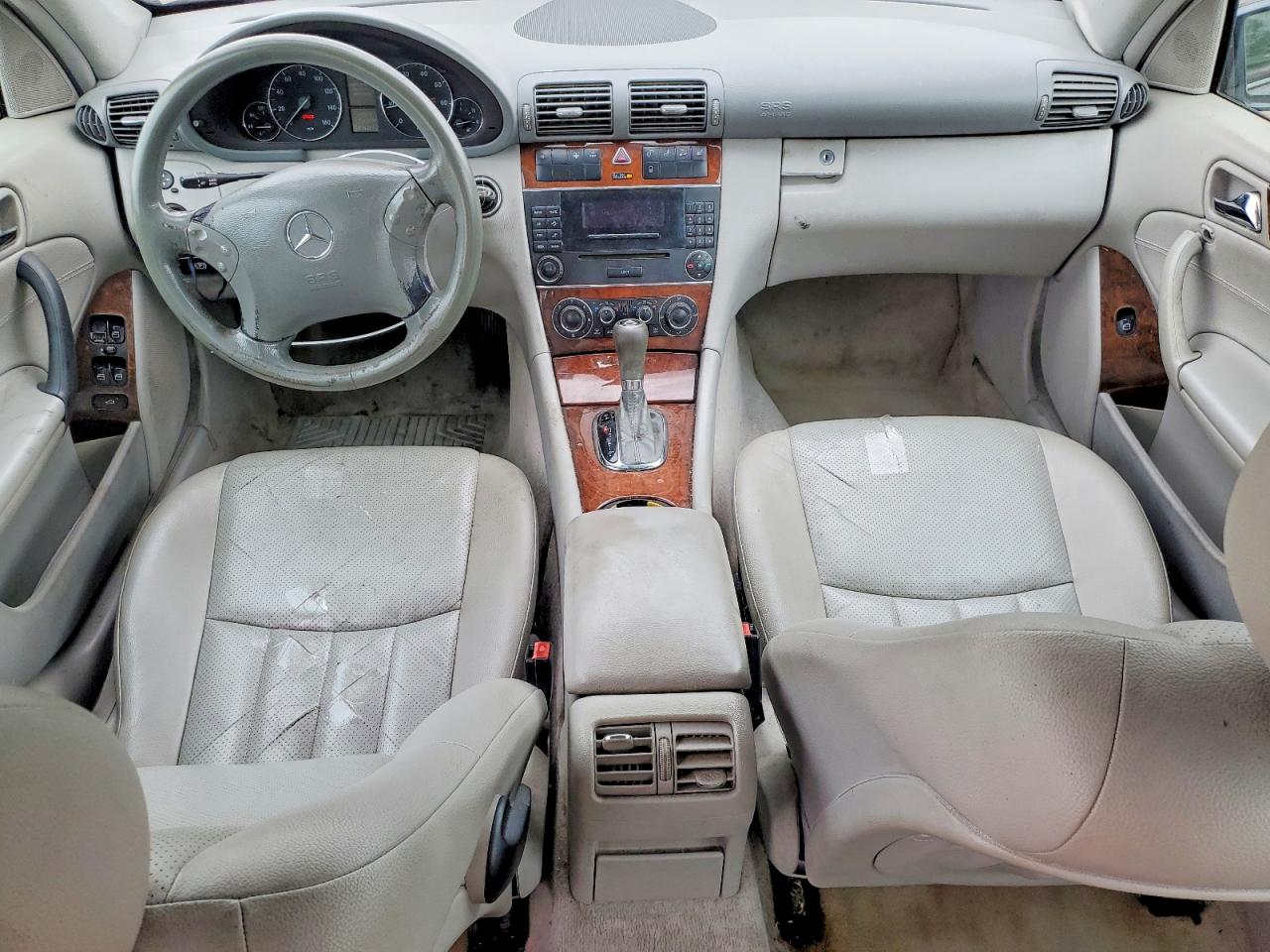 2006 Mercedes-benz C 280 4matic Blue vin: WDBRF92H96F769968