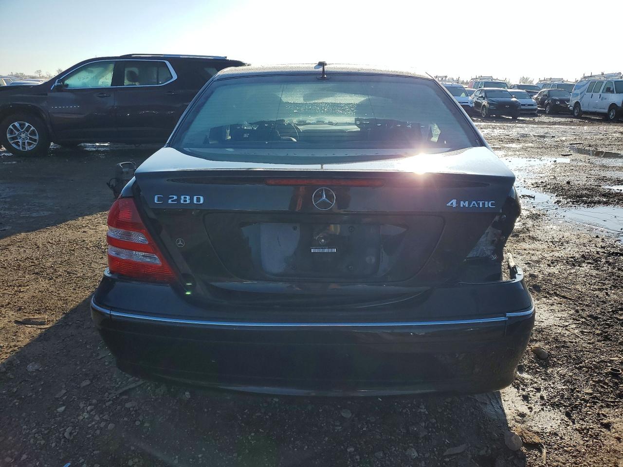 2006 Mercedes-benz C 280 4matic Black vin: WDBRF92H96F787936