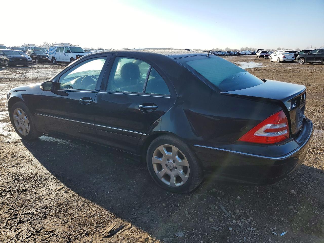 2006 Mercedes-benz C 280 4matic Black vin: WDBRF92H96F787936