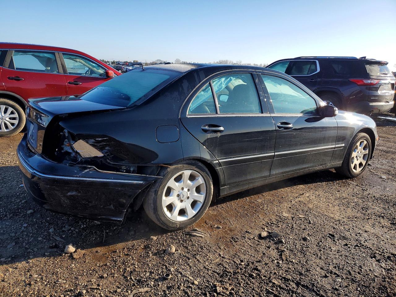 2006 Mercedes-benz C 280 4matic Black vin: WDBRF92H96F787936