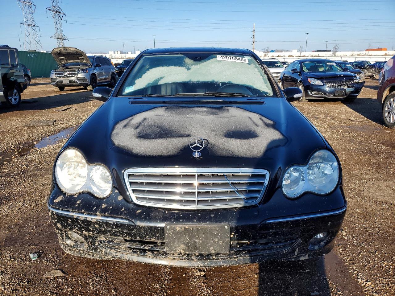 2006 Mercedes-benz C 280 4matic Black vin: WDBRF92H96F787936