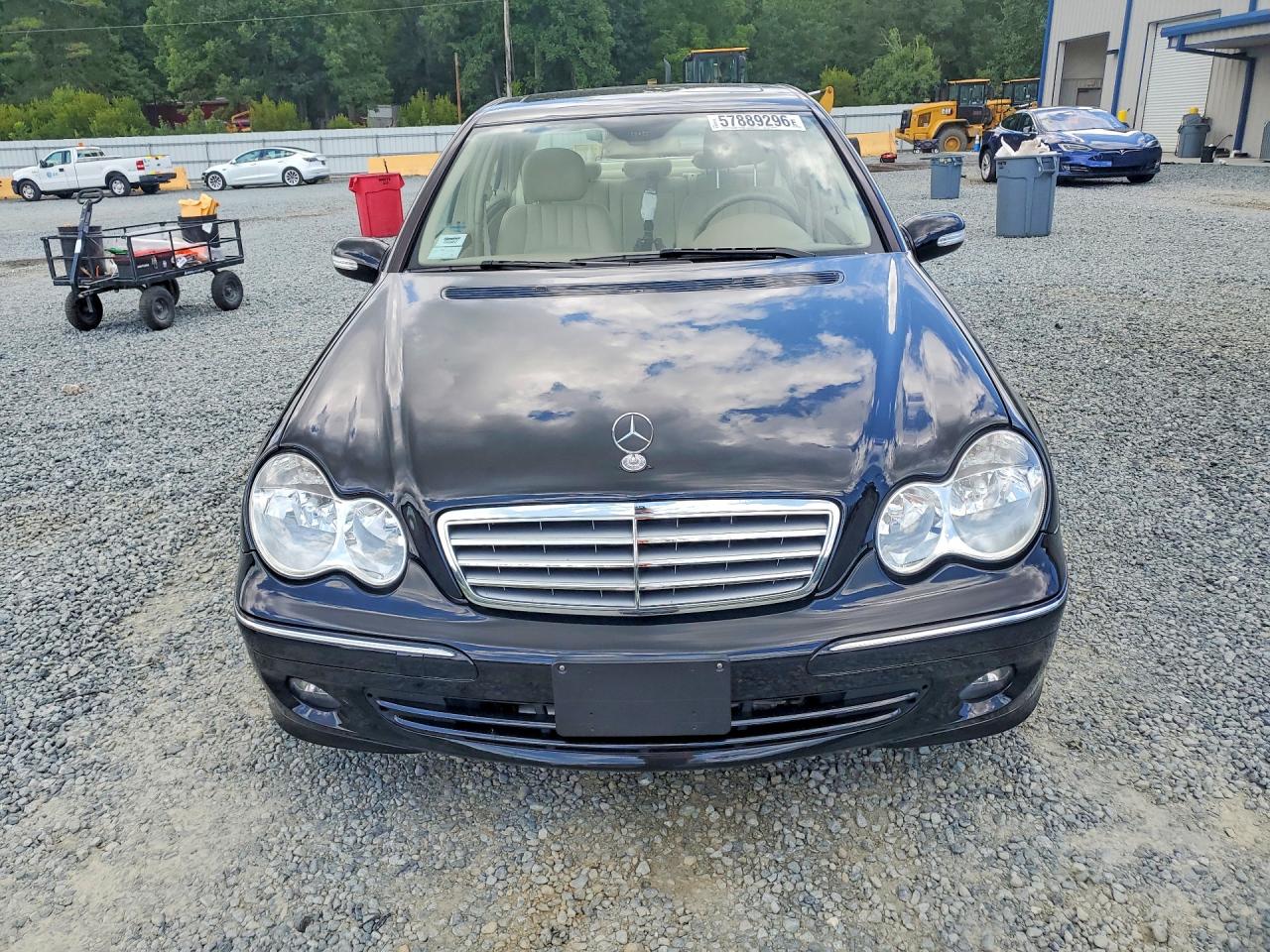 2006 Mercedes-benz C 280 4matic Blue vin: WDBRF92H96F795311