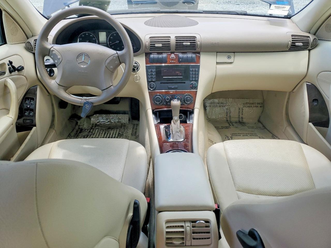 2006 Mercedes-benz C 280 4matic Blue vin: WDBRF92H96F795311