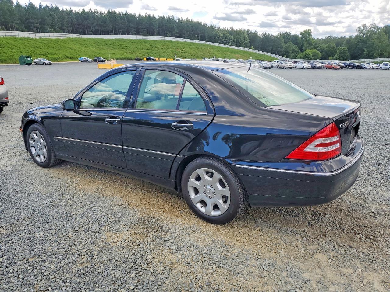 2006 Mercedes-benz C 280 4matic Blue vin: WDBRF92H96F795311