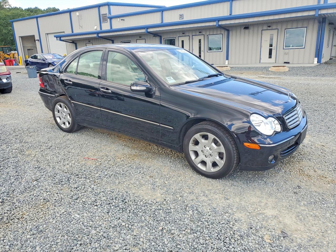 2006 Mercedes-benz C 280 4matic Blue vin: WDBRF92H96F795311