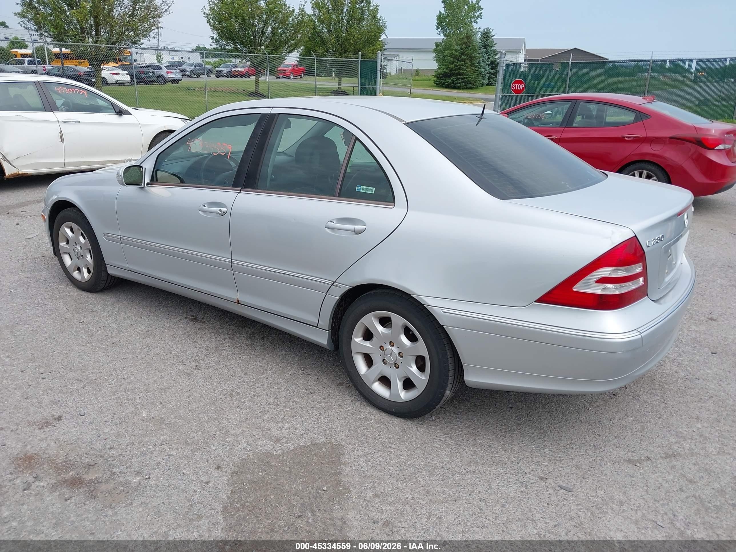2006 Mercedes-benz C 280 Luxury 4matic Silver vin: WDBRF92H96F838335