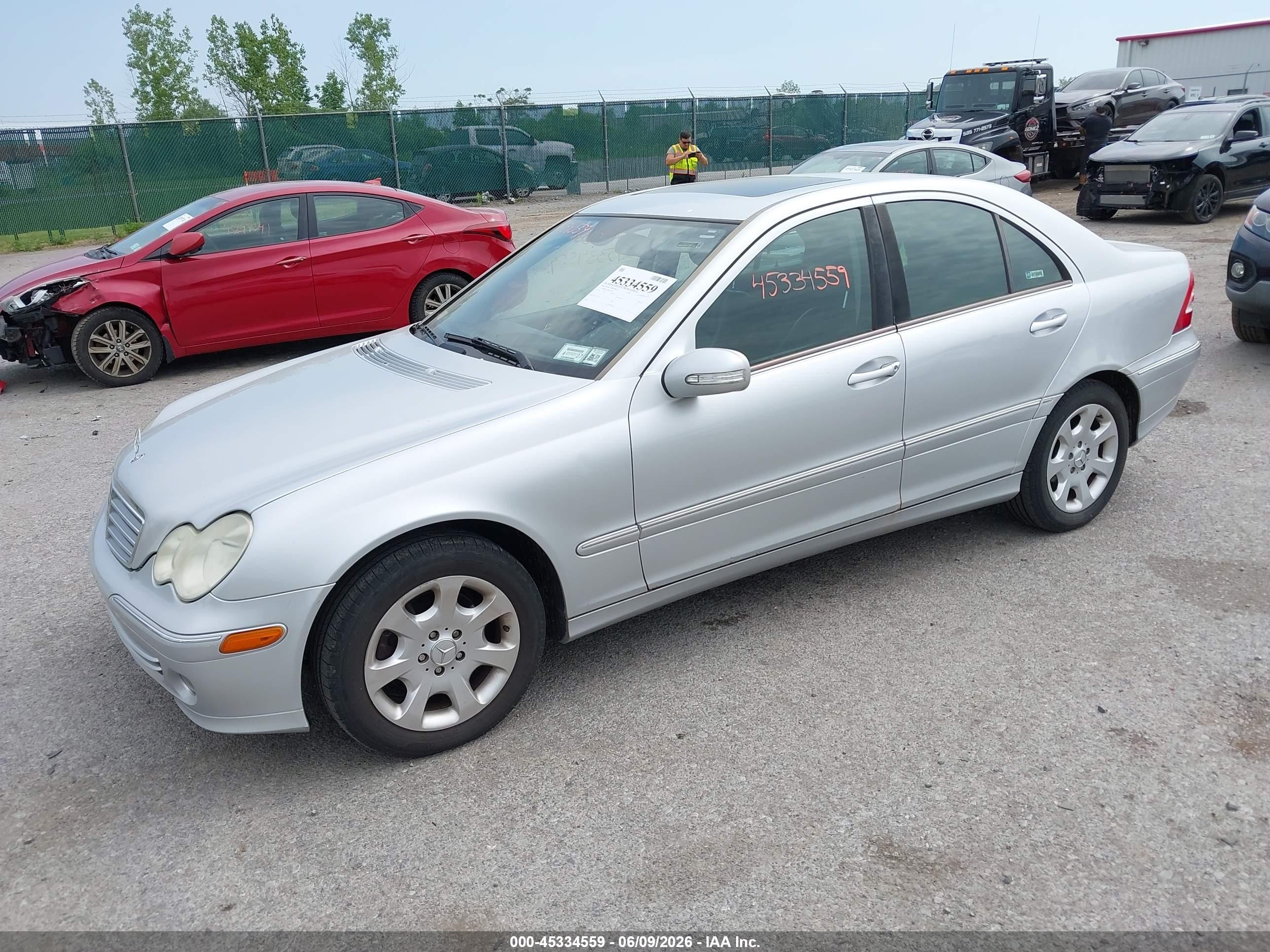 2006 Mercedes-benz C 280 Luxury 4matic Silver vin: WDBRF92H96F838335