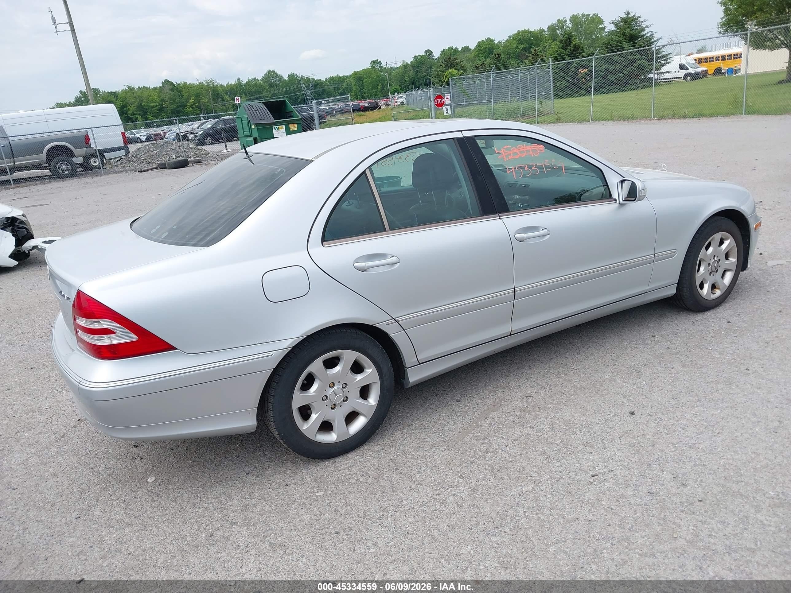 2006 Mercedes-benz C 280 Luxury 4matic Silver vin: WDBRF92H96F838335
