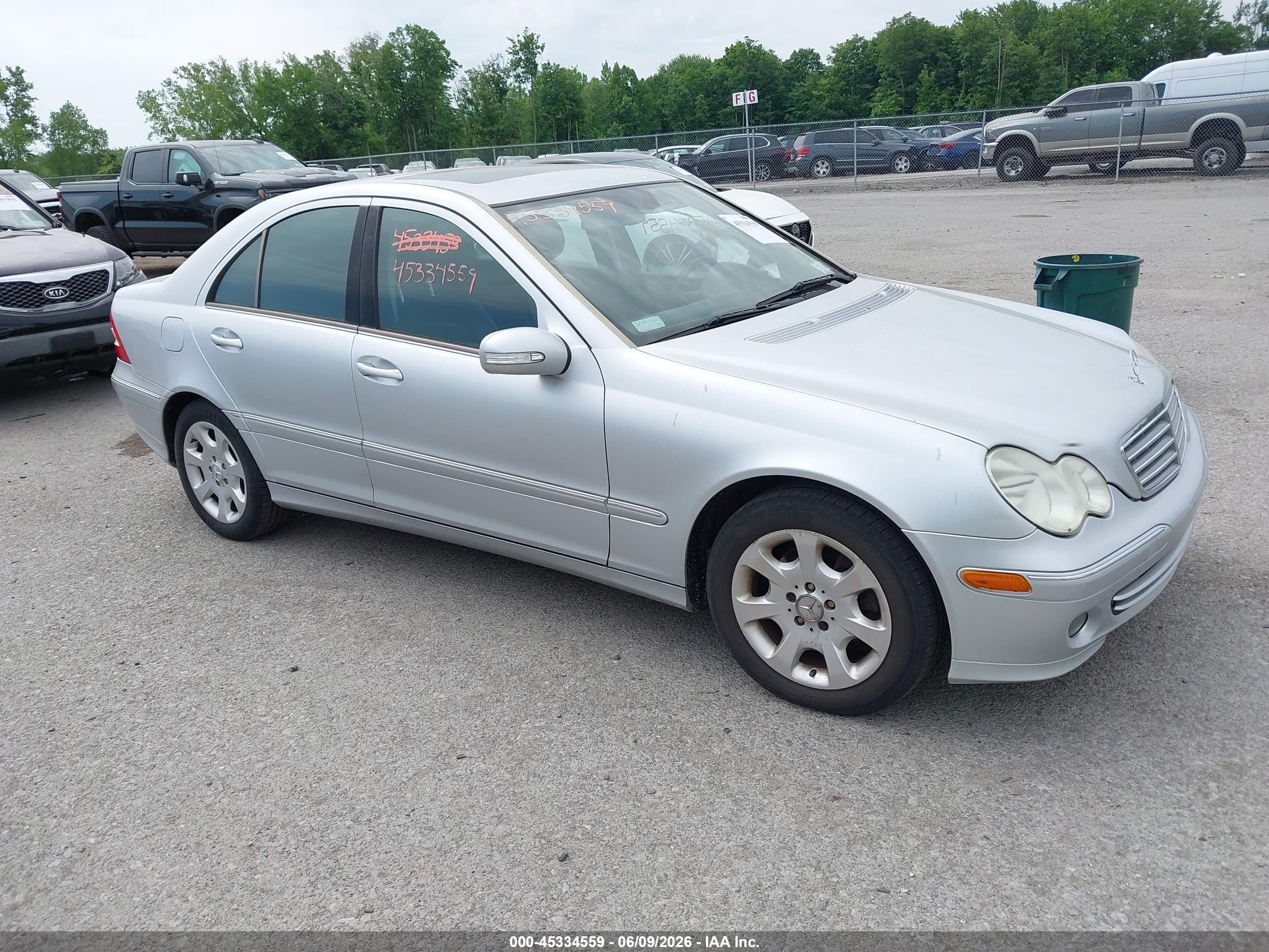 2006 Mercedes-benz C 280 Luxury 4matic Silver vin: WDBRF92H96F838335