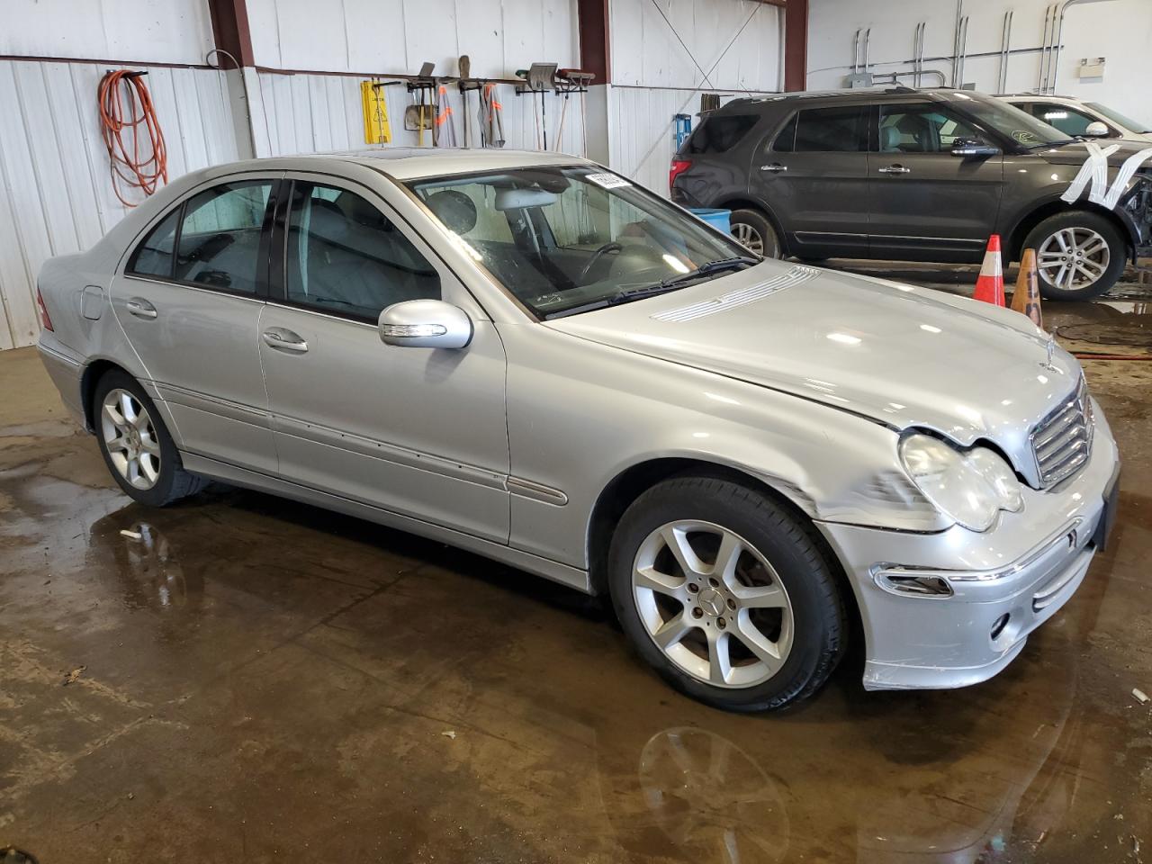 2007 Mercedes-benz C 280 4matic Silver vin: WDBRF92H97F848784