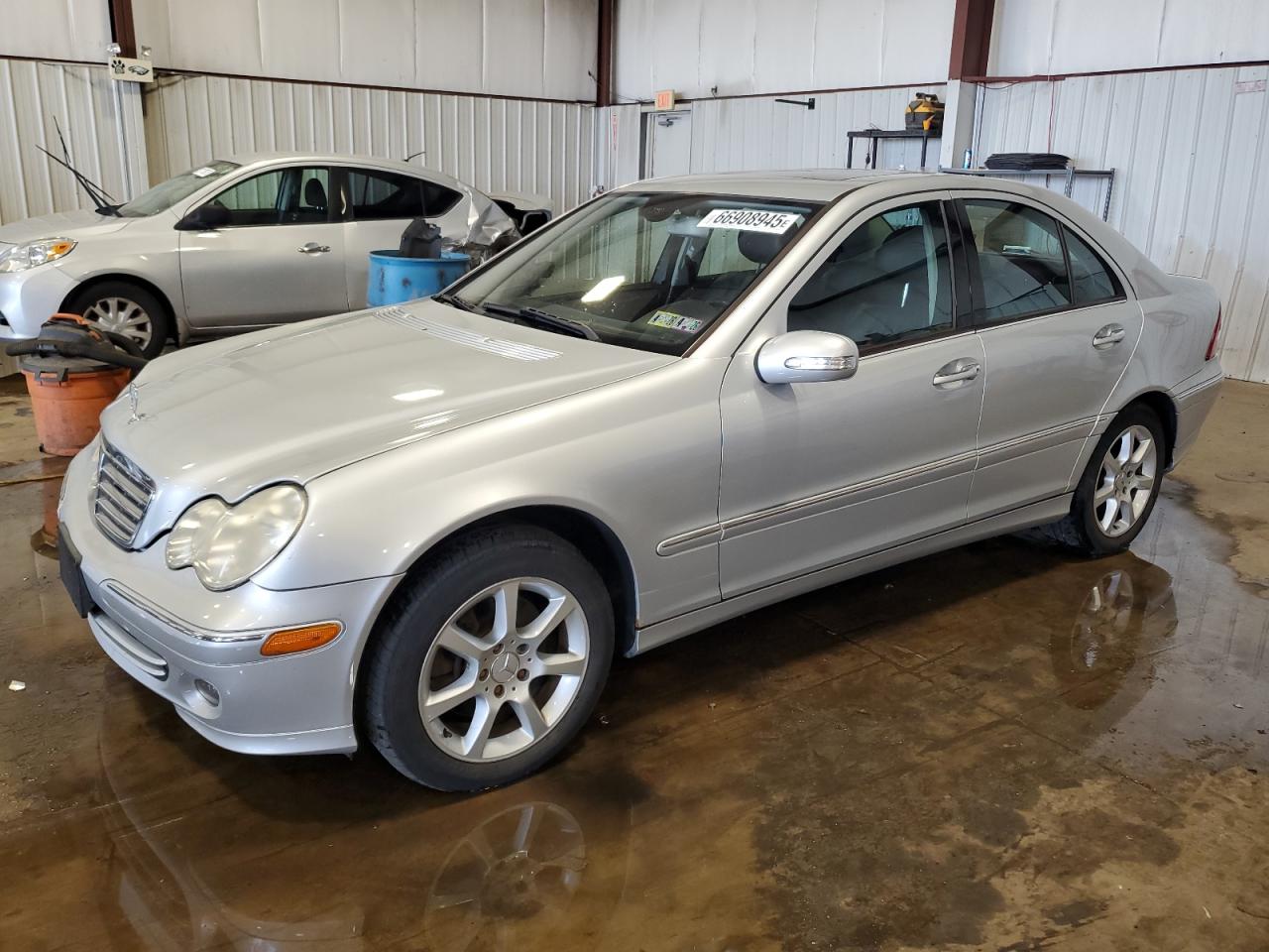 2007 Mercedes-benz C 280 4matic Silver vin: WDBRF92H97F848784