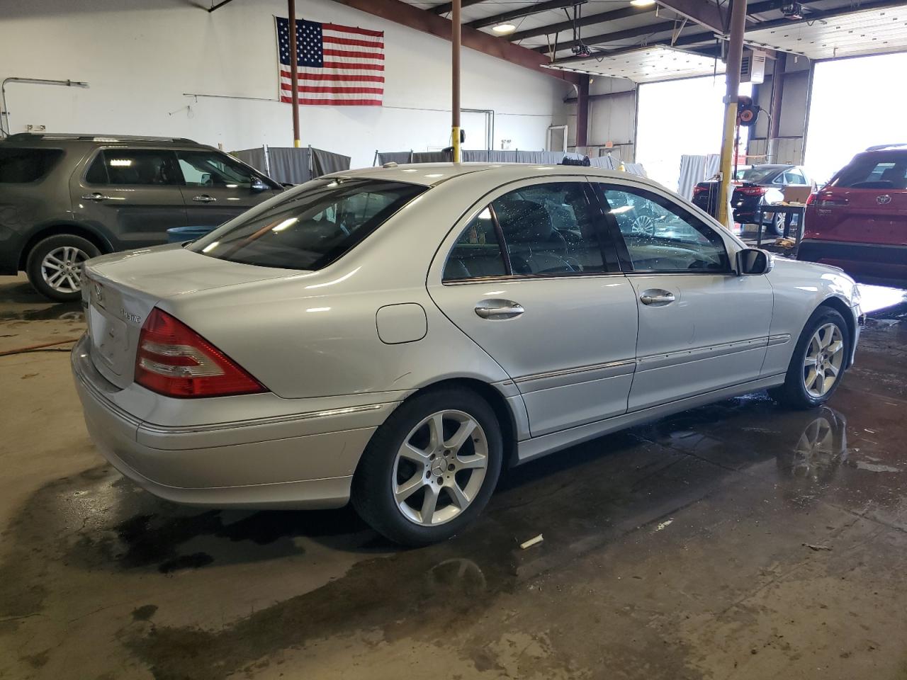 2007 Mercedes-benz C 280 4matic Silver vin: WDBRF92H97F848784