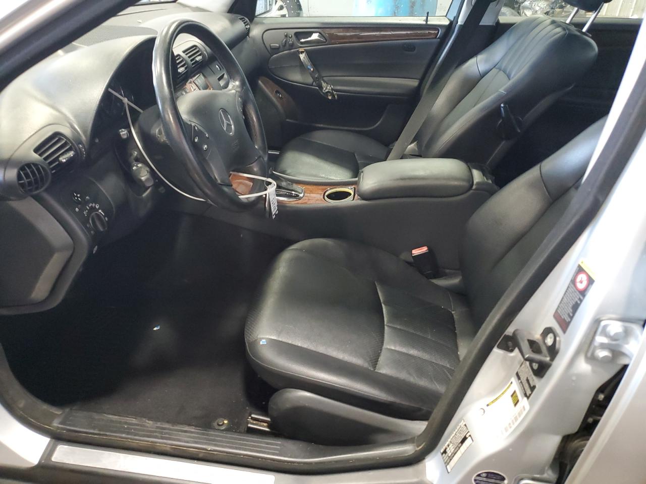2007 Mercedes-benz C 280 4matic Silver vin: WDBRF92H97F848784