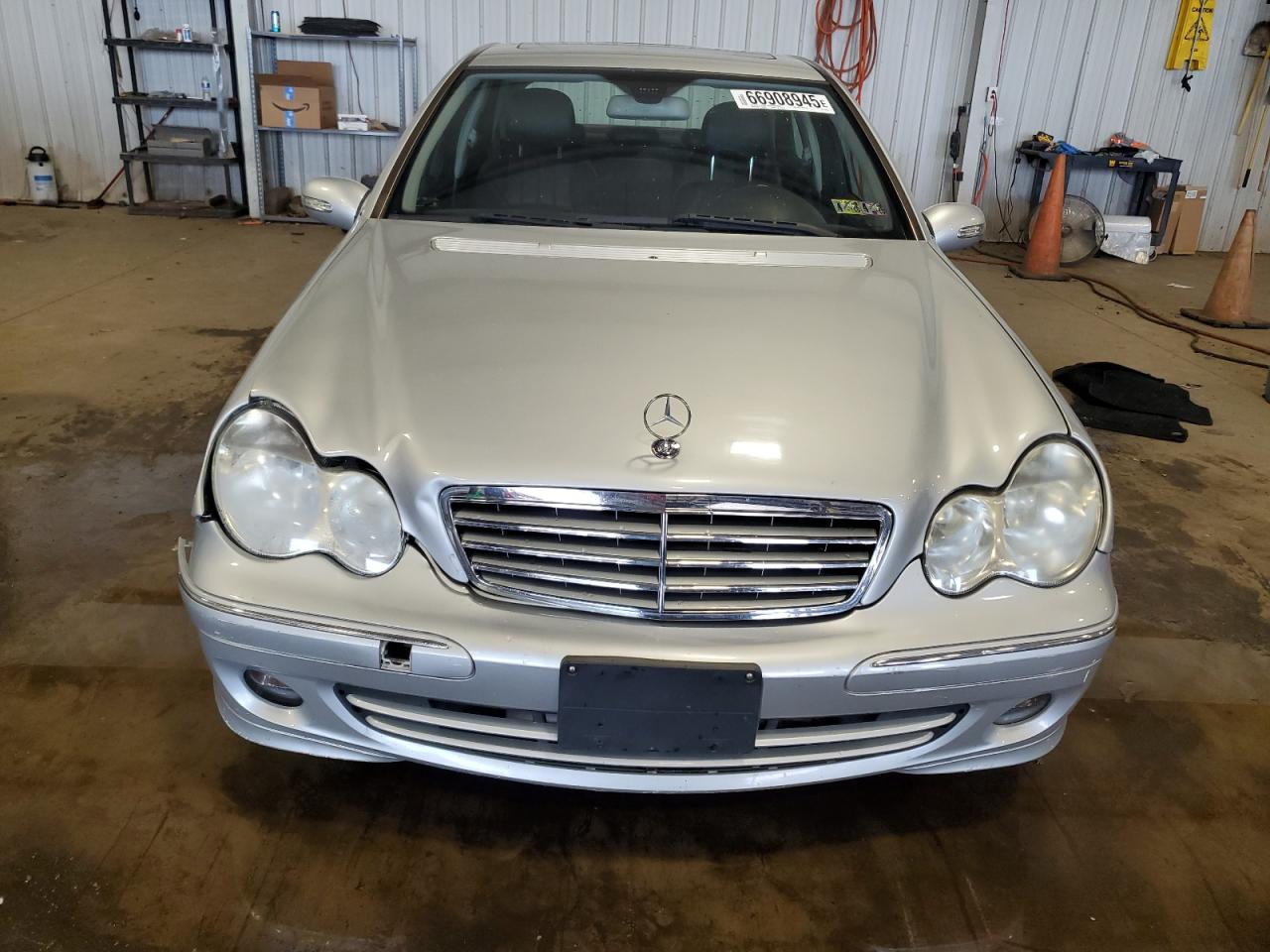 2007 Mercedes-benz C 280 4matic Silver vin: WDBRF92H97F848784