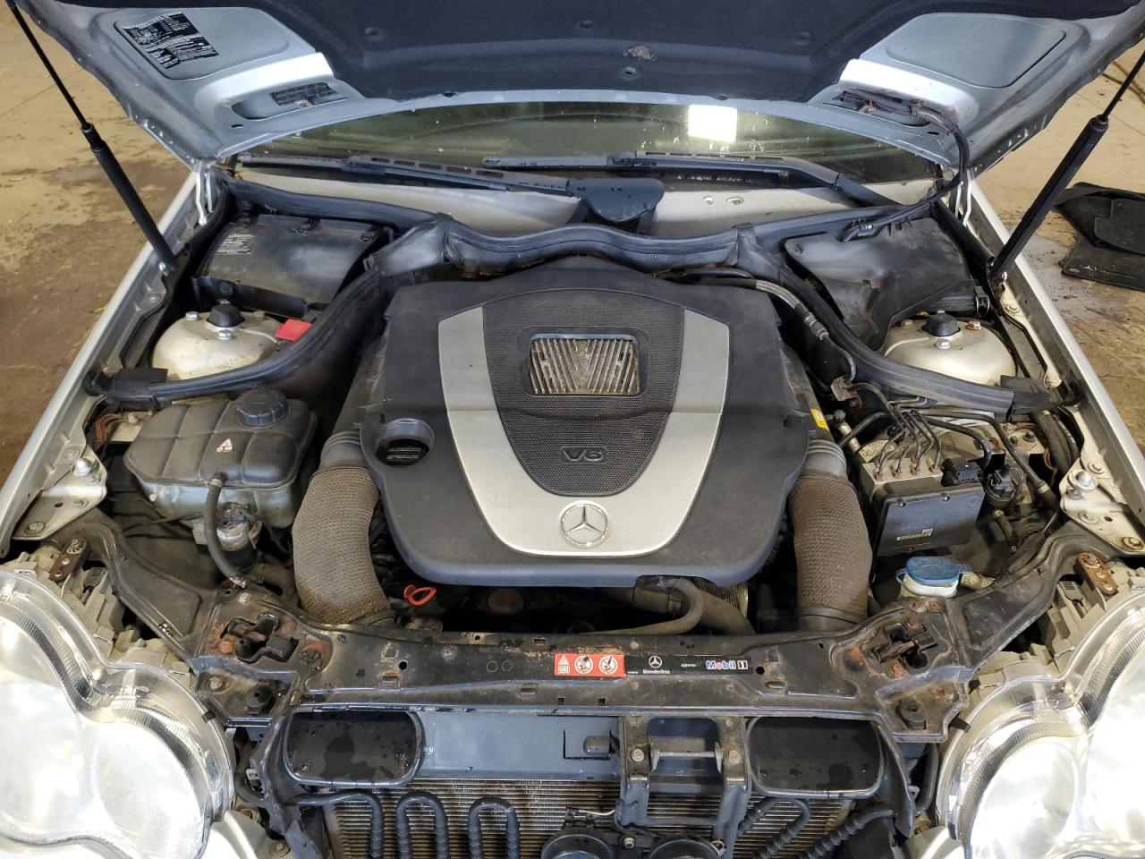 2007 Mercedes-benz C 280 4matic Silver vin: WDBRF92H97F848784