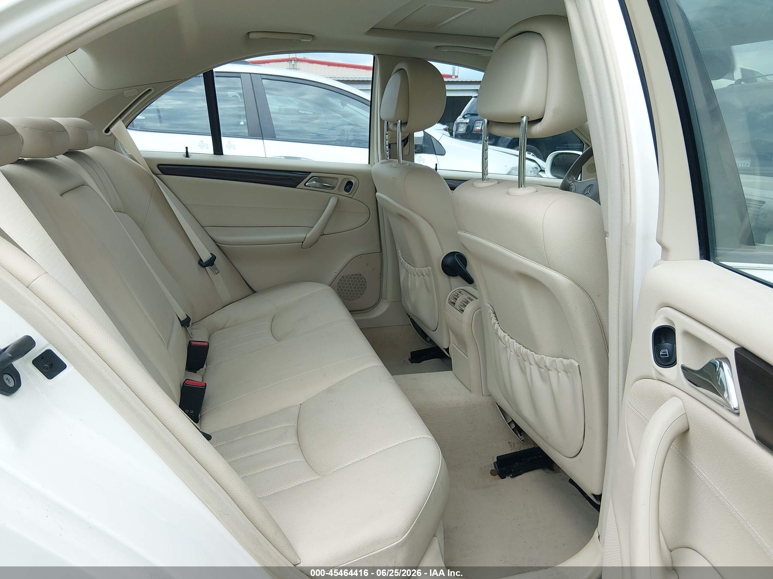 2007 Mercedes-benz C 280 Luxury 4matic White vin: WDBRF92H97F865956
