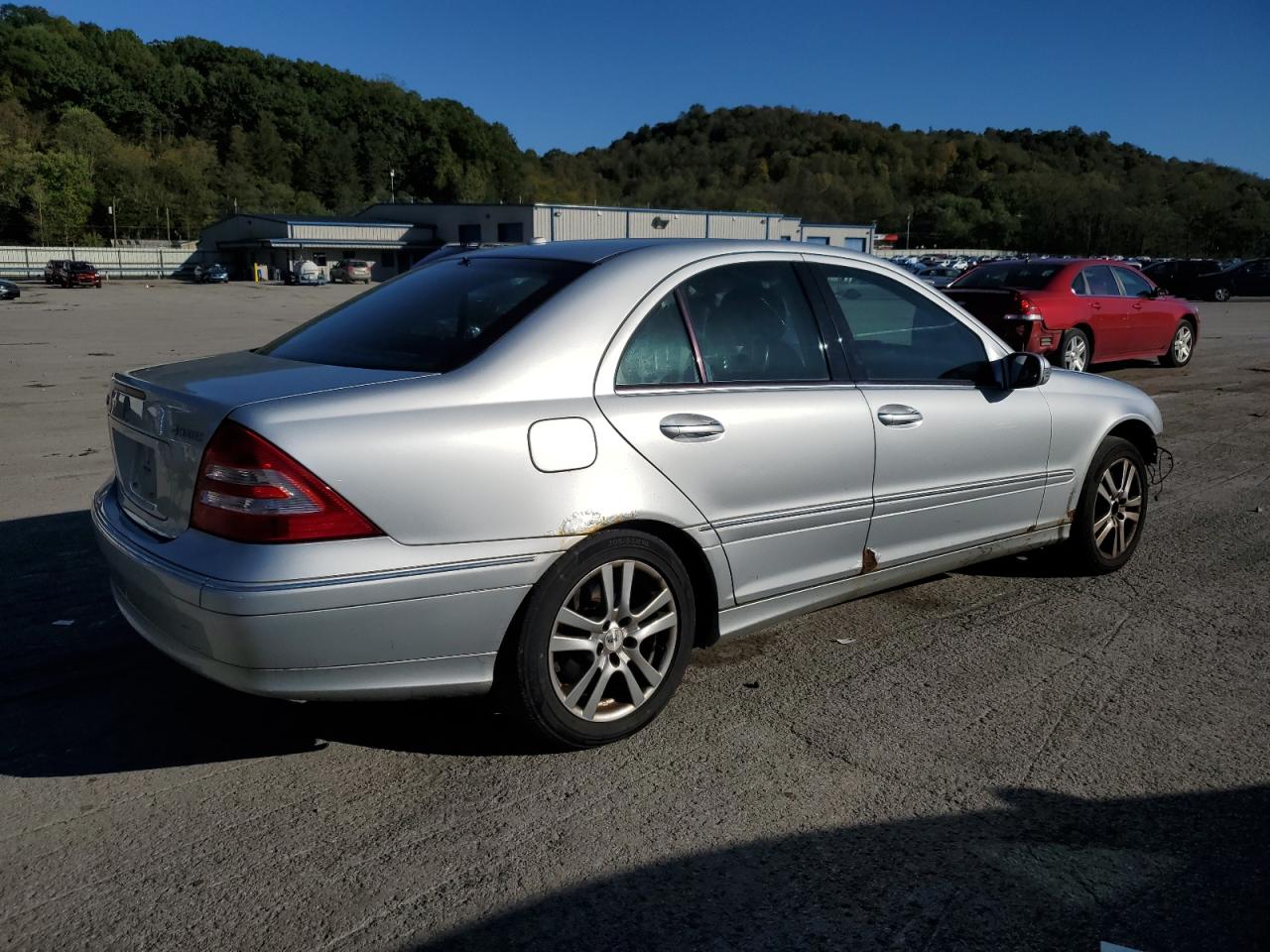 2007 Mercedes-benz C 280 4matic Серебряный vin: WDBRF92H97F891490