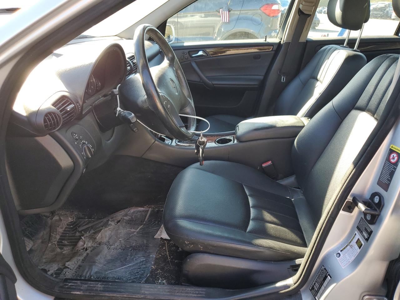 2007 Mercedes-benz C 280 4matic Серебряный vin: WDBRF92H97F891490