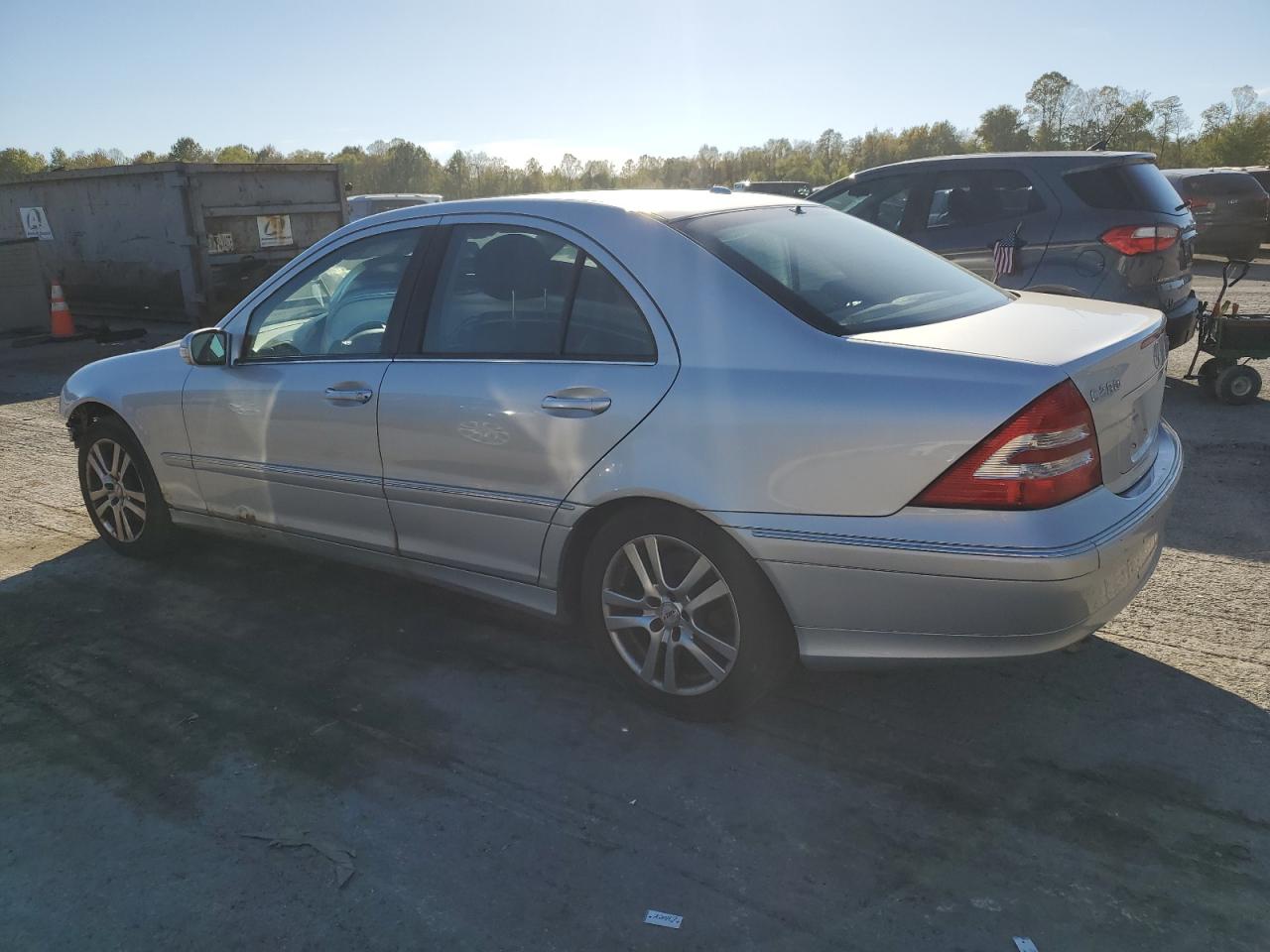 2007 Mercedes-benz C 280 4matic Серебряный vin: WDBRF92H97F891490
