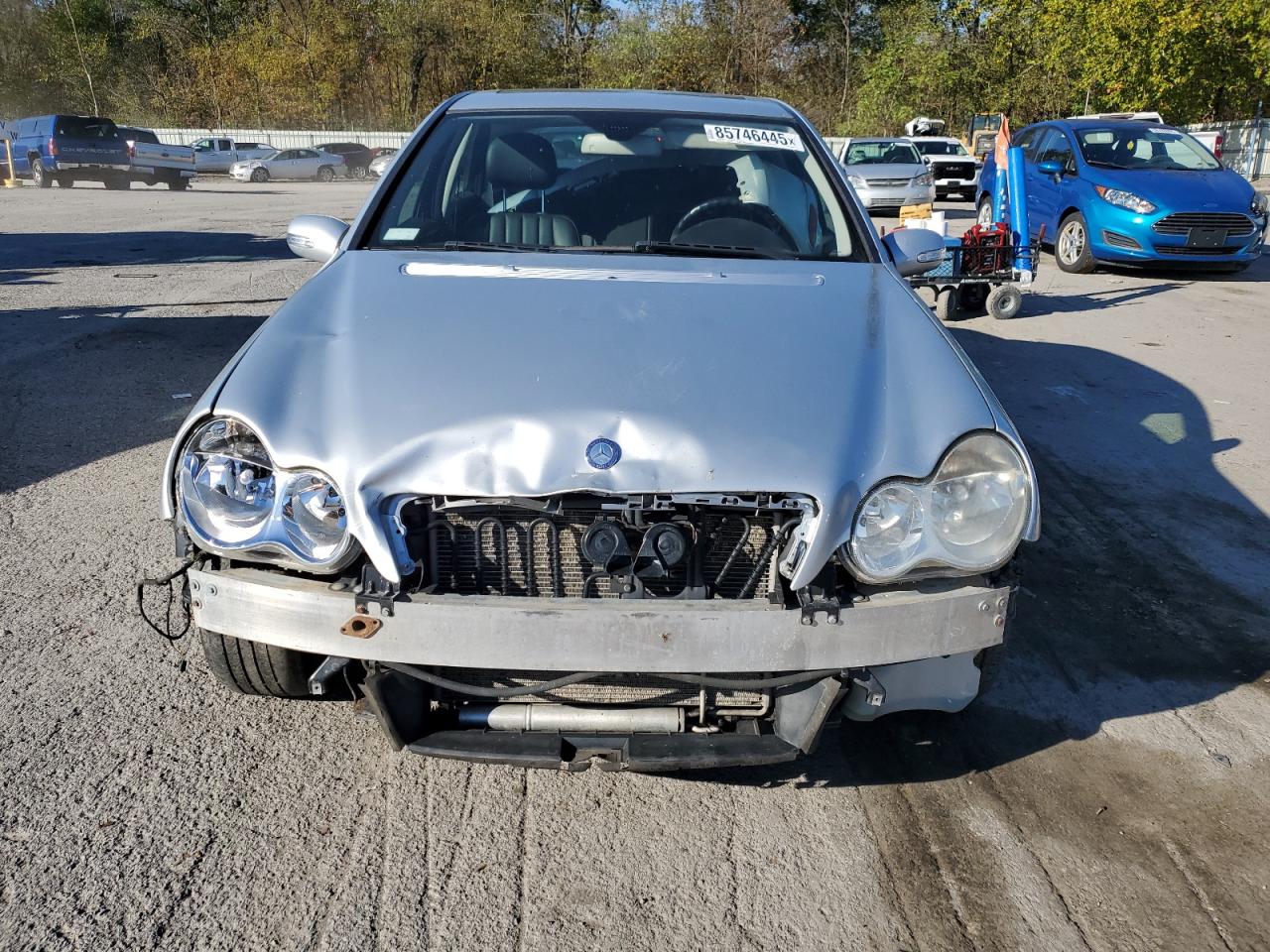 2007 Mercedes-benz C 280 4matic Серебряный vin: WDBRF92H97F891490