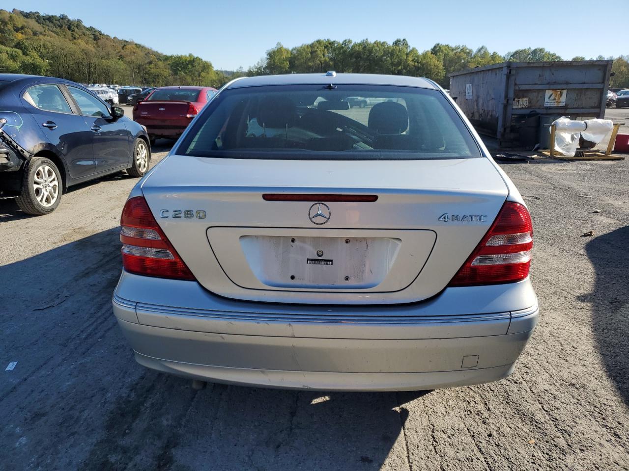 2007 Mercedes-benz C 280 4matic Серебряный vin: WDBRF92H97F891490
