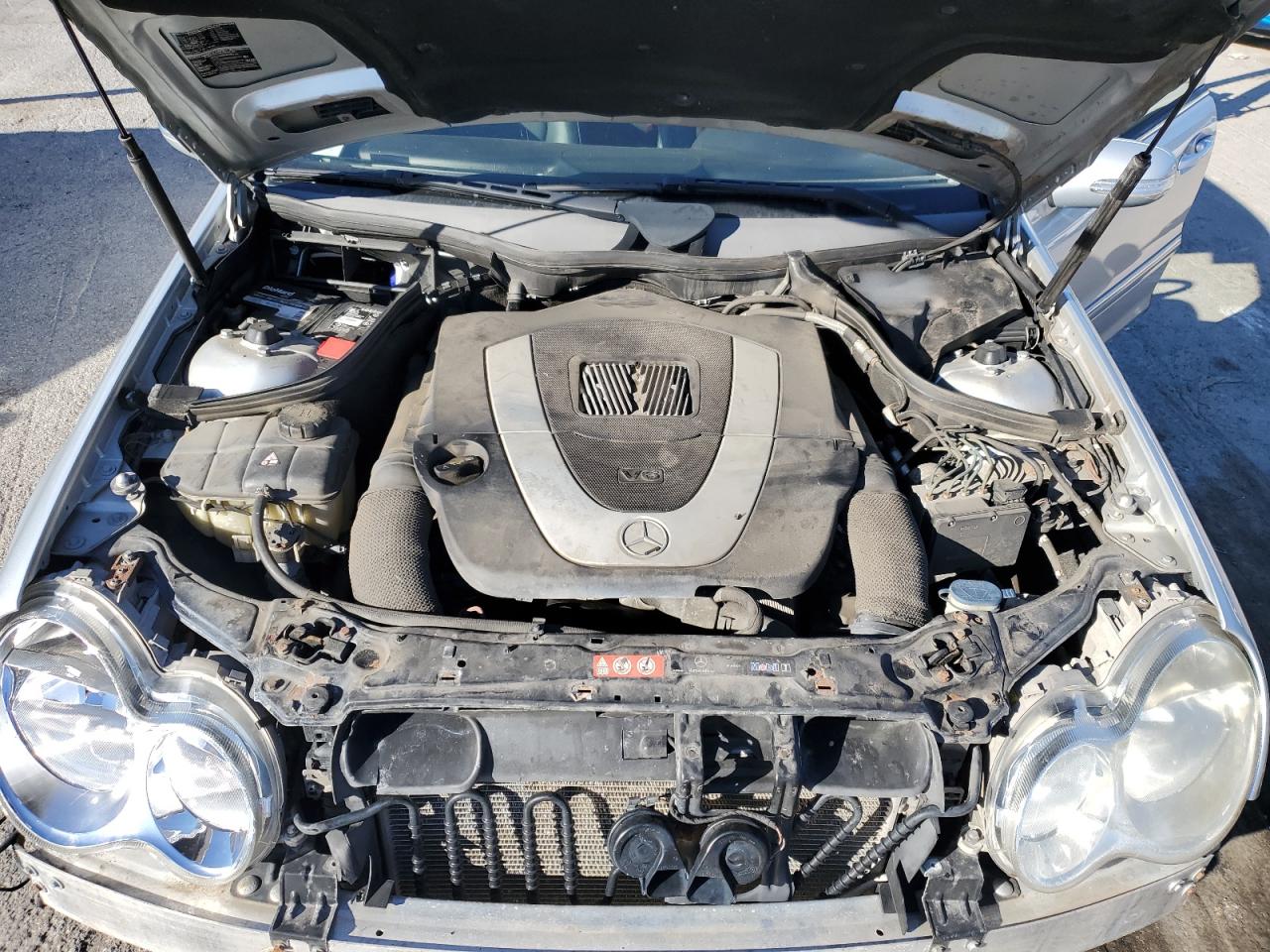 2007 Mercedes-benz C 280 4matic Серебряный vin: WDBRF92H97F891490