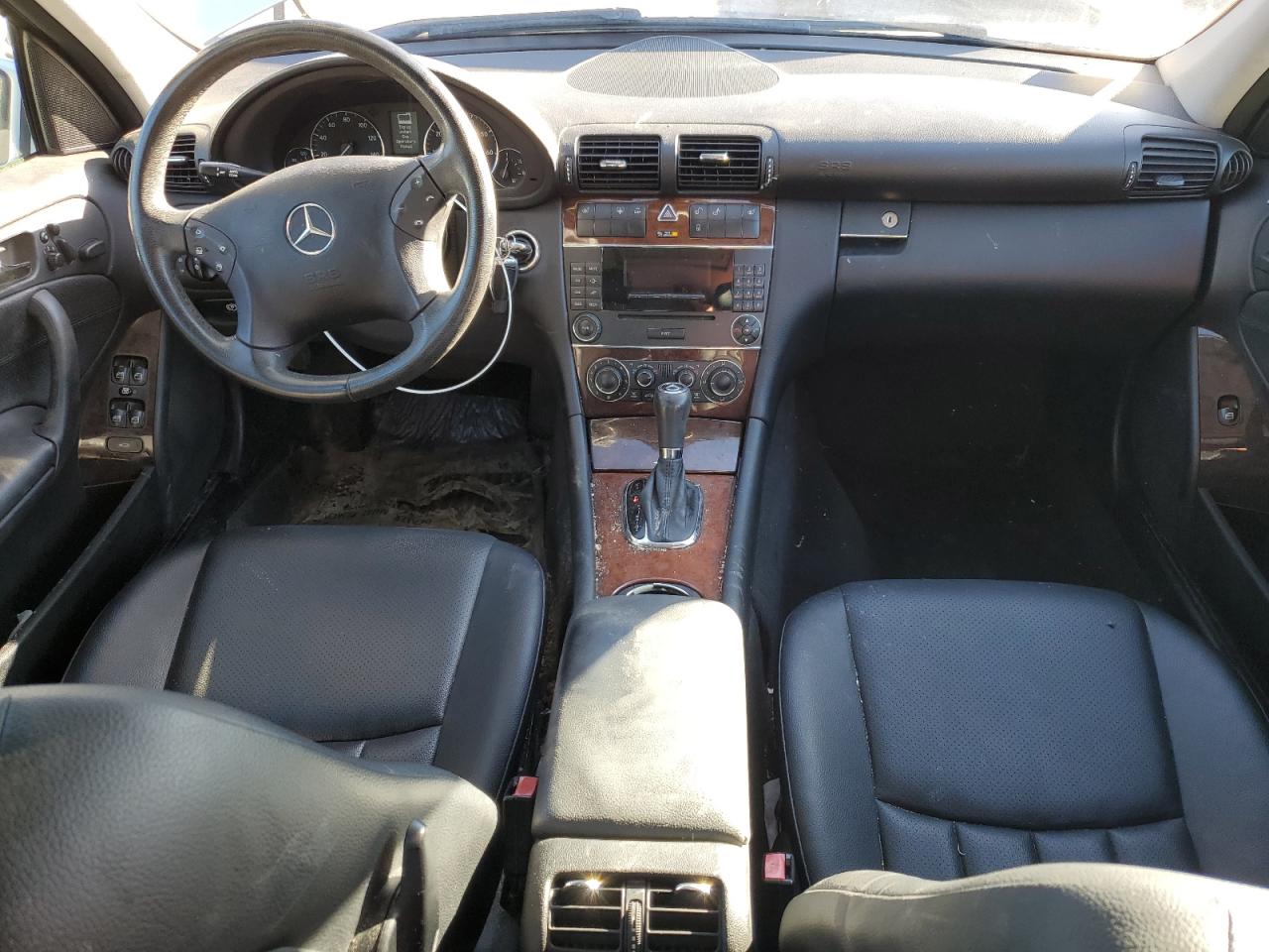 2007 Mercedes-benz C 280 4matic Серебряный vin: WDBRF92H97F891490