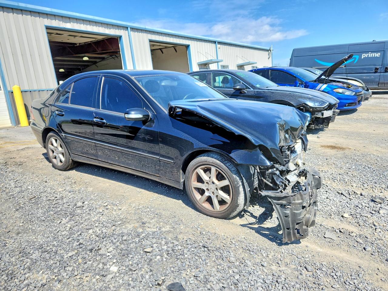 2007 Mercedes-benz C 280 4matic Black vin: WDBRF92H97F899492