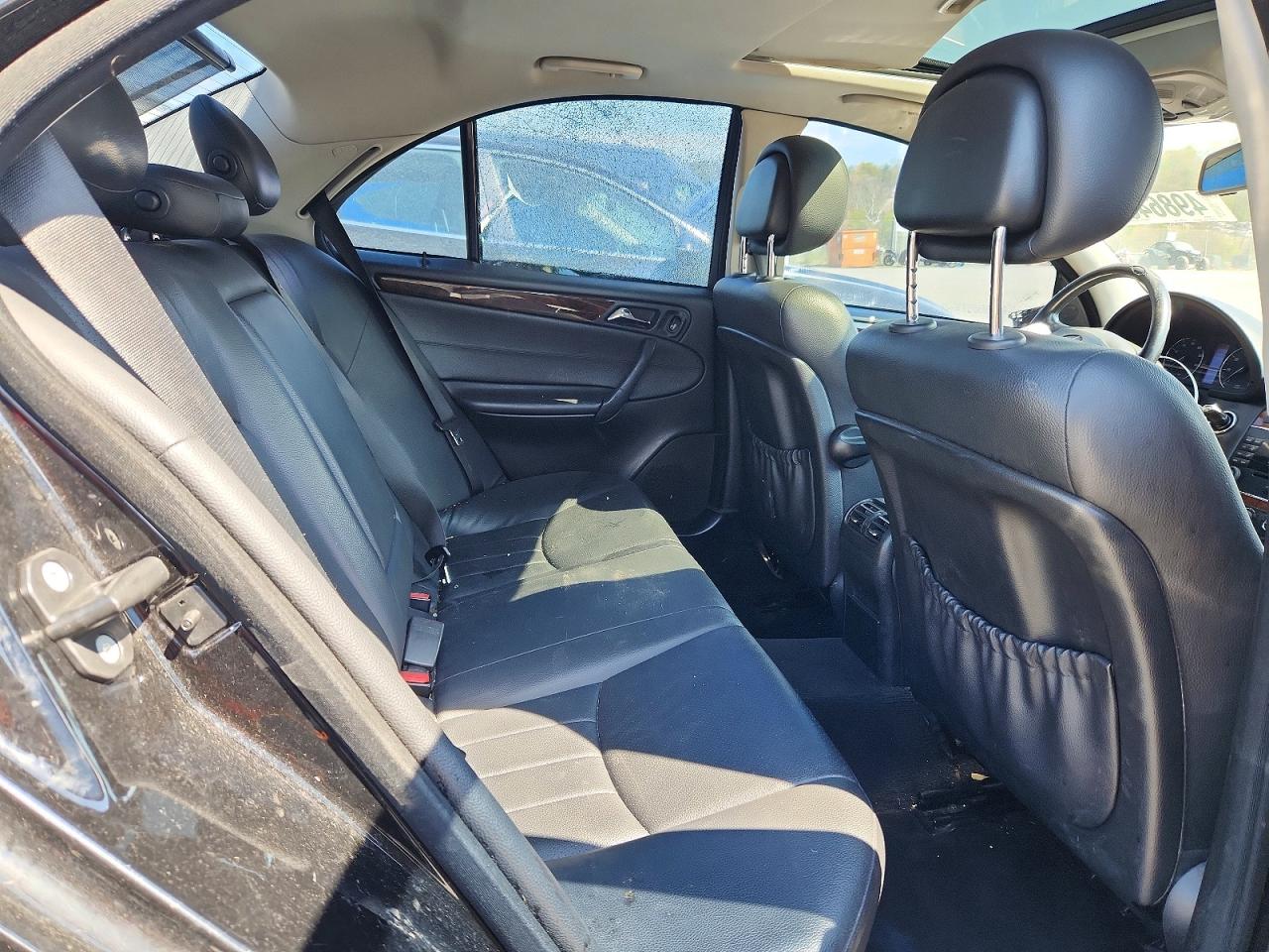 2007 Mercedes-benz C 280 4matic Black vin: WDBRF92H97F899492