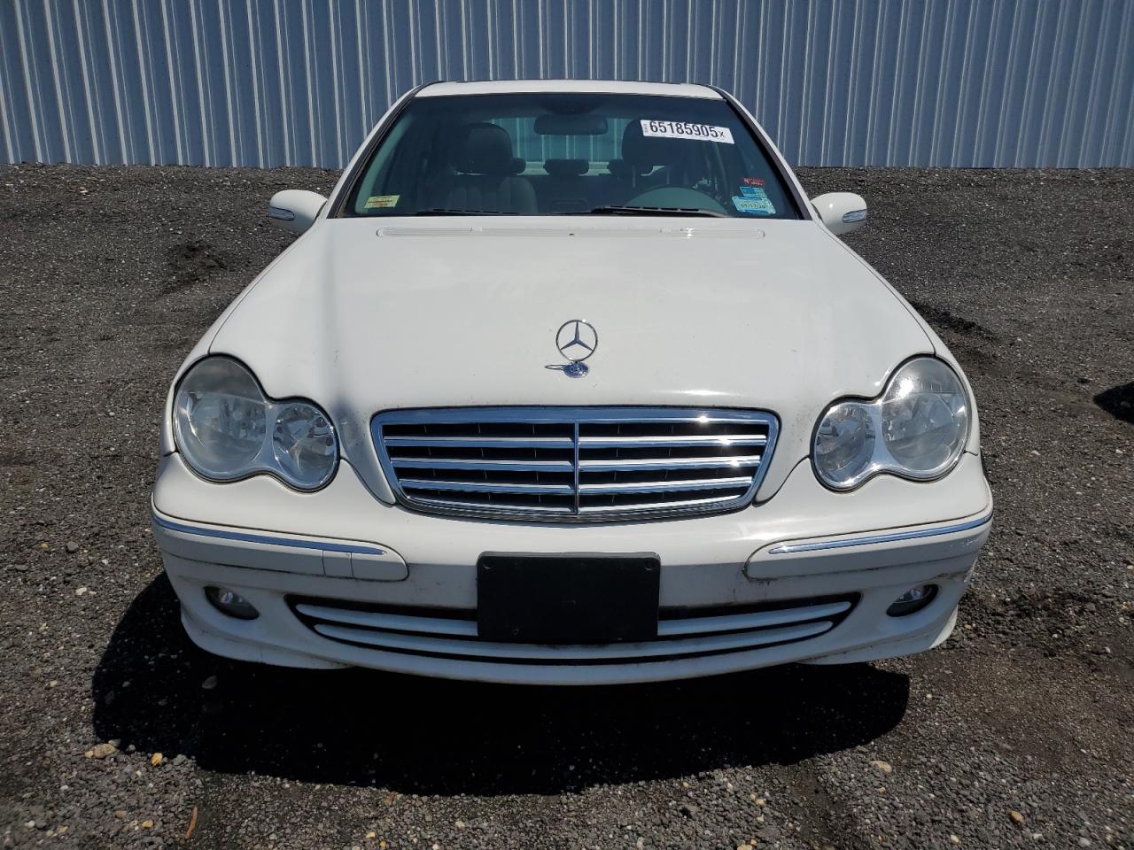 2006 Mercedes-benz C 280 4matic White vin: WDBRF92HX6F756596