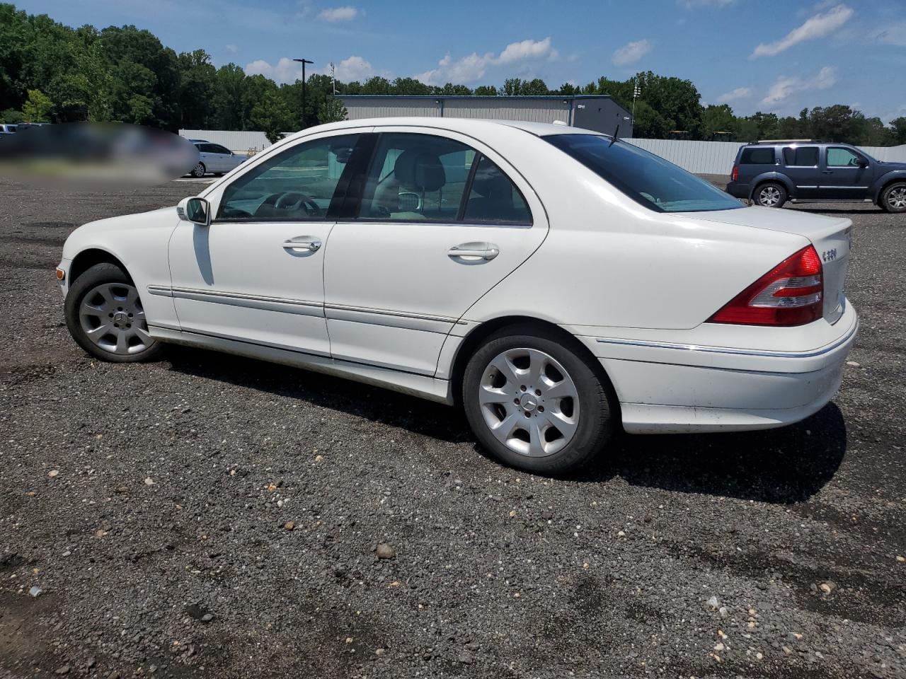 2006 Mercedes-benz C 280 4matic White vin: WDBRF92HX6F756596