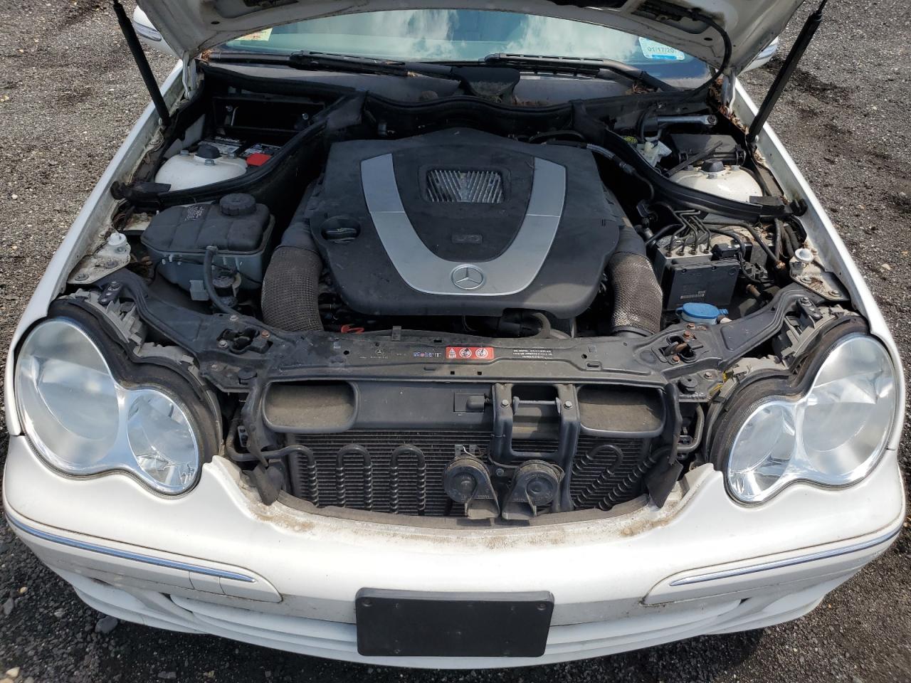 2006 Mercedes-benz C 280 4matic White vin: WDBRF92HX6F756596