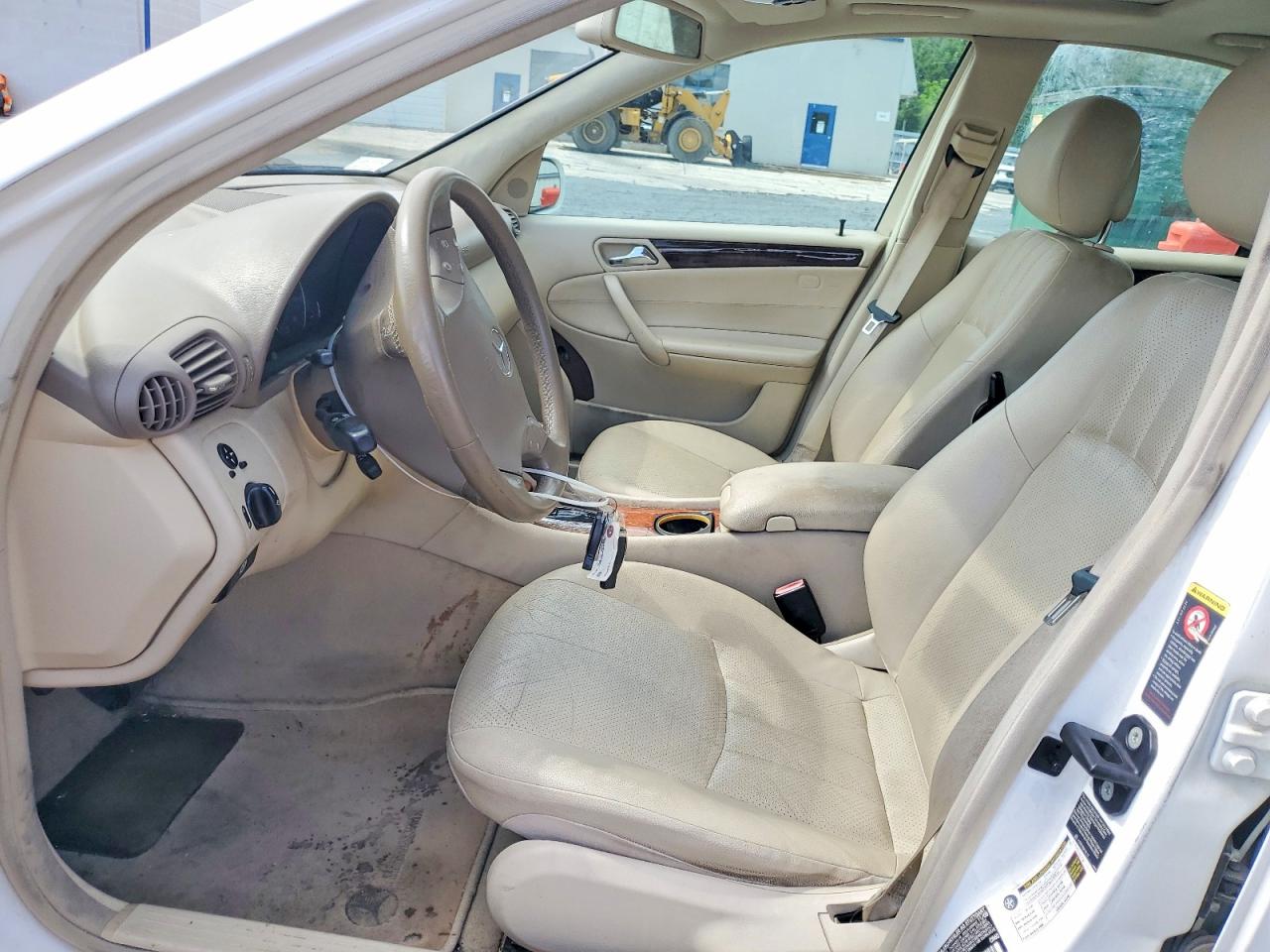 2006 Mercedes-benz C 280 4matic White vin: WDBRF92HX6F776850
