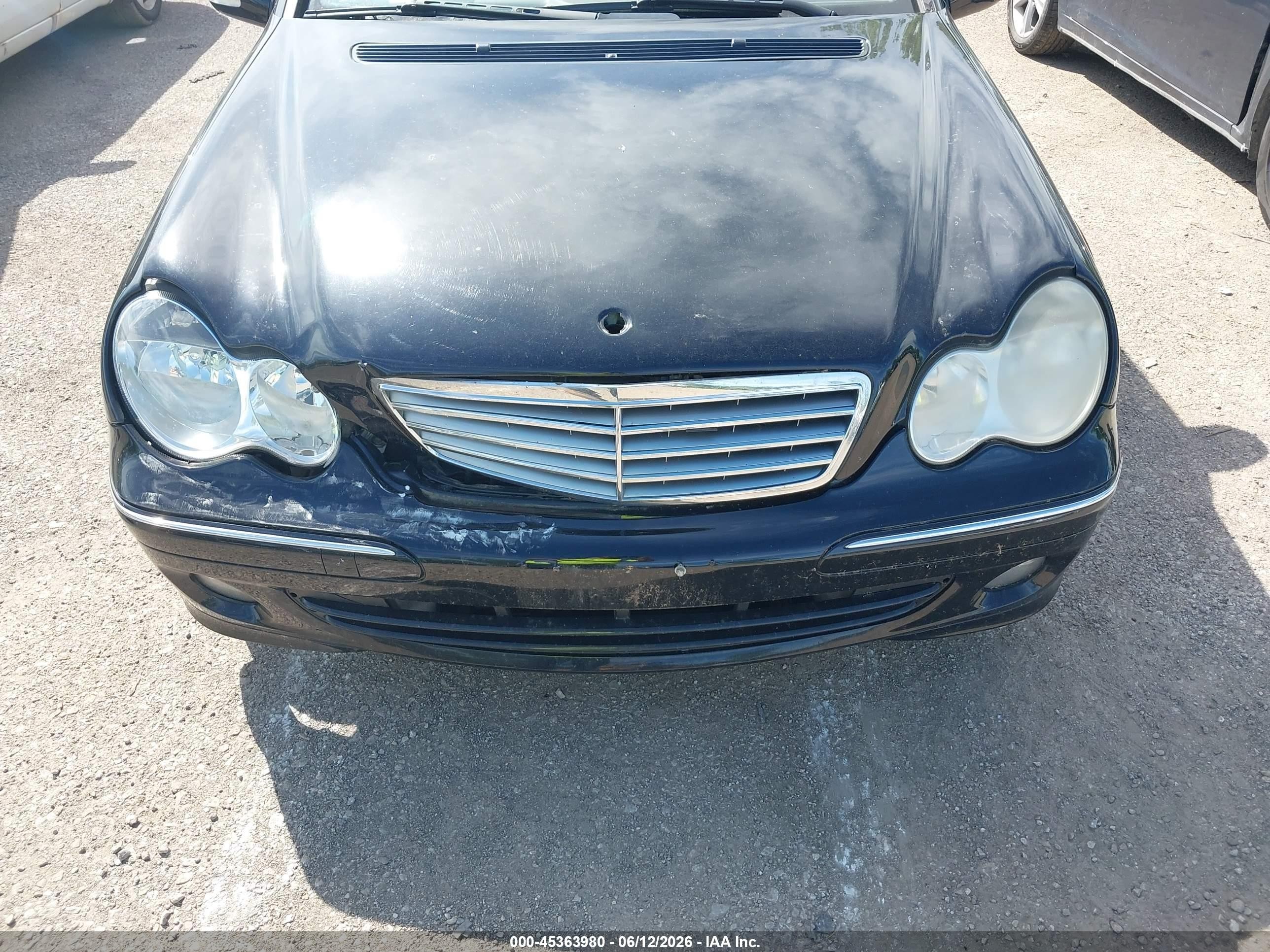 2006 Mercedes-benz C 280 Luxury 4matic Black vin: WDBRF92HX6F790635