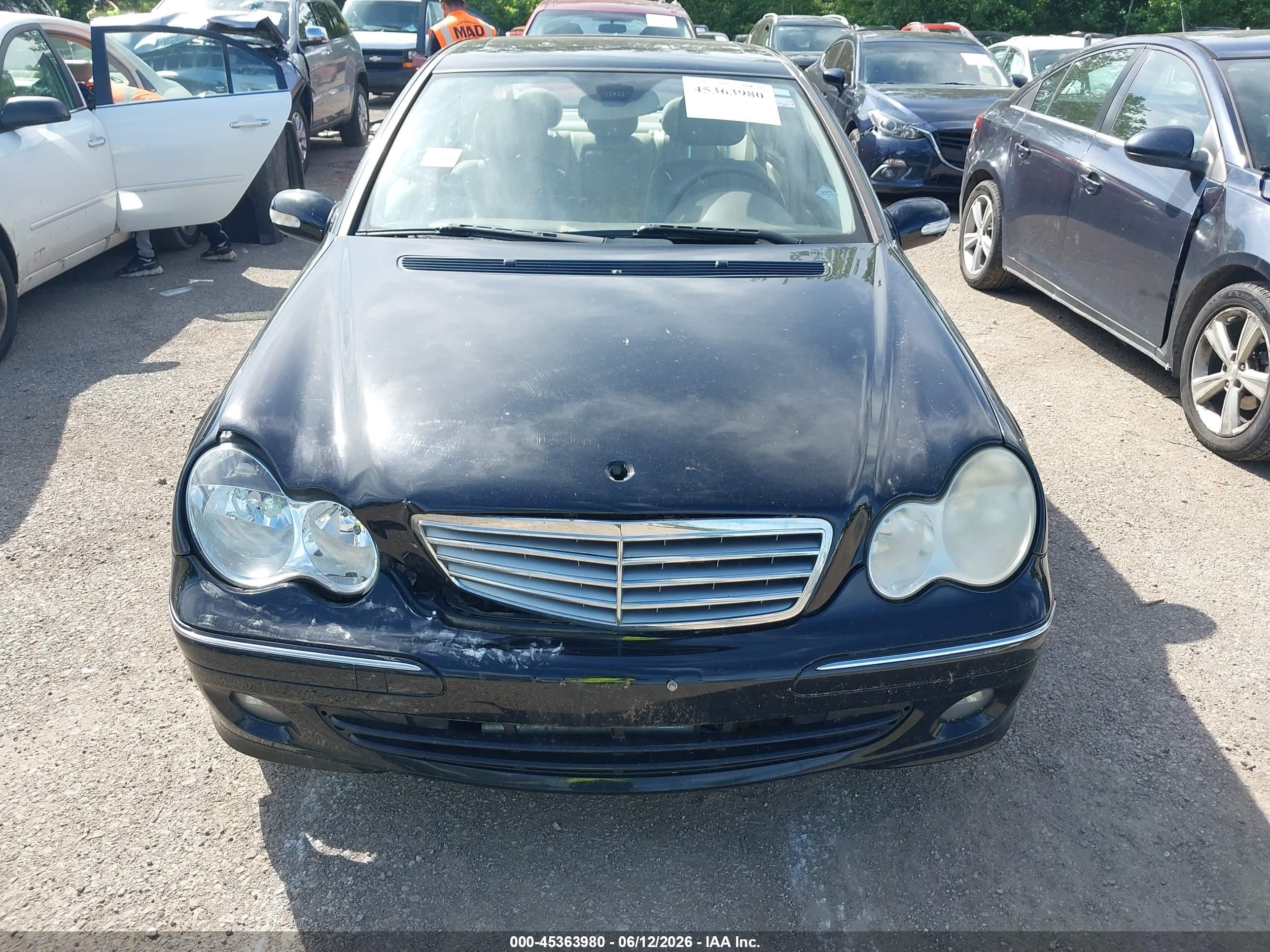 2006 Mercedes-benz C 280 Luxury 4matic Black vin: WDBRF92HX6F790635