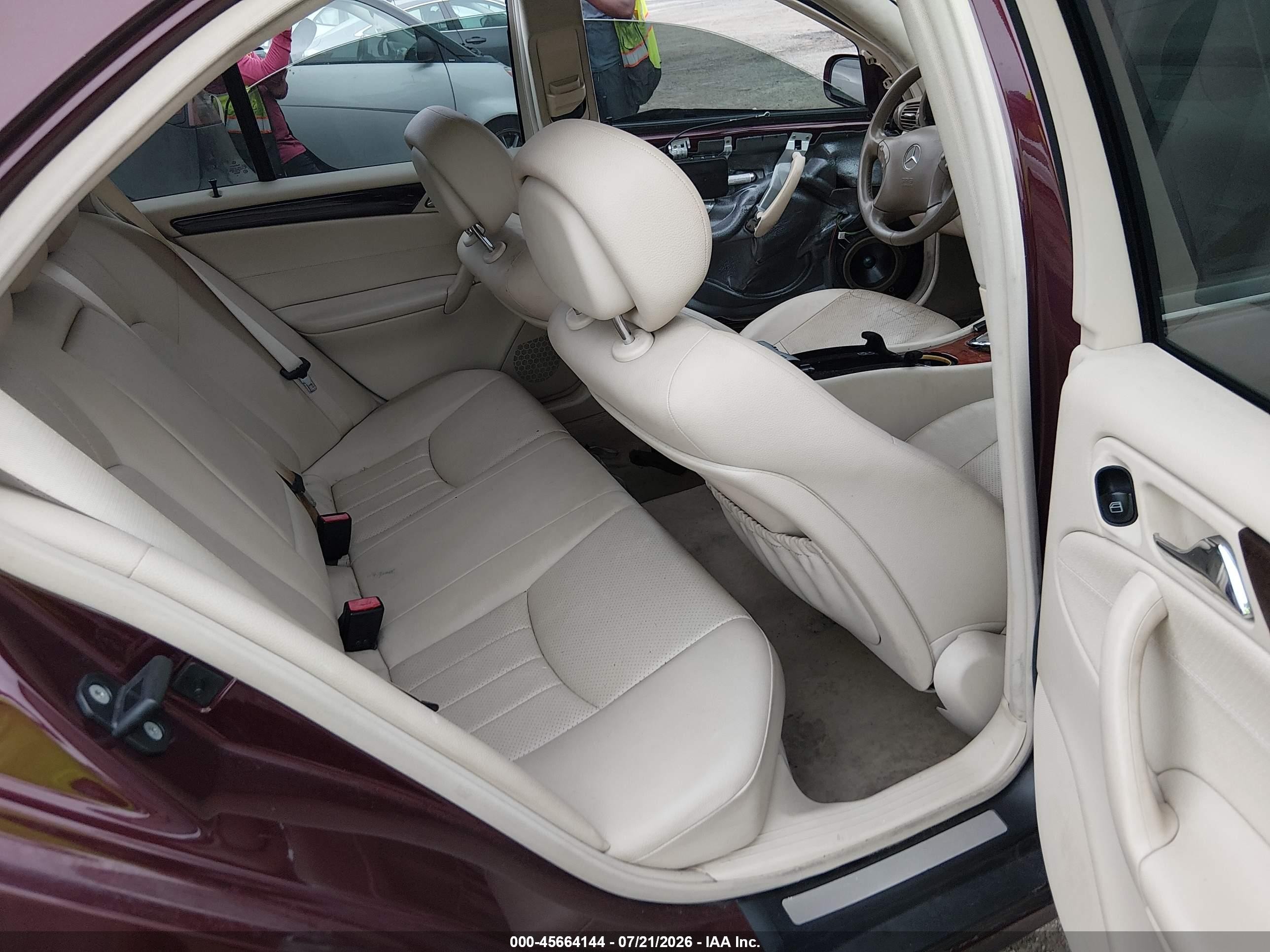 2006 Mercedes-benz C 280 Luxury 4matic Maroon vin: WDBRF92HX6F797990