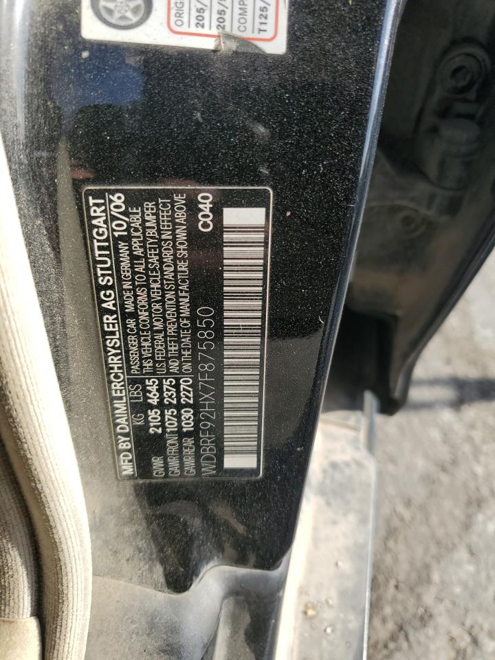 2007 Mercedes-benz C 280 4matic Черный vin: WDBRF92HX7F875850