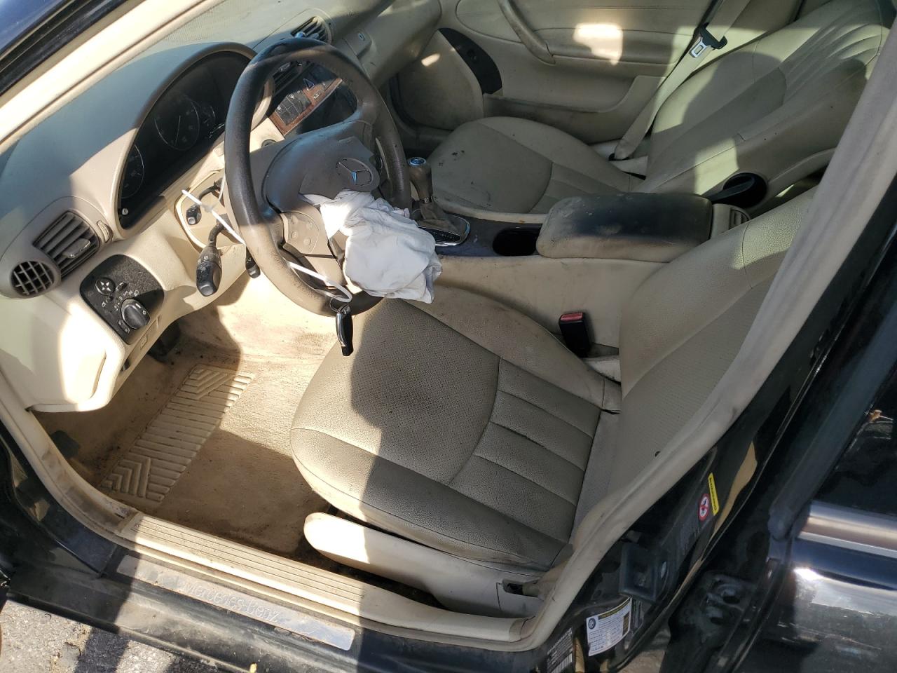 2007 Mercedes-benz C 280 4matic Черный vin: WDBRF92HX7F875850