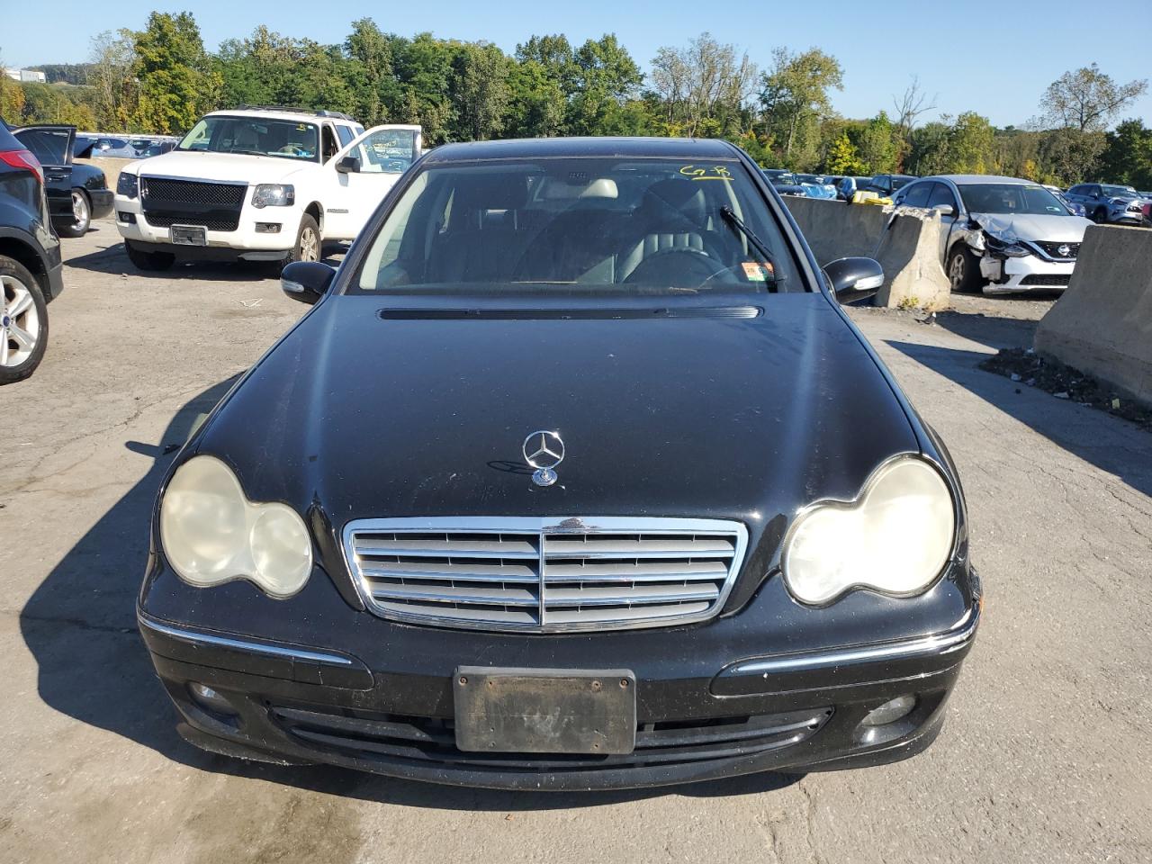 2007 Mercedes-benz C 280 4matic Black vin: WDBRF92HX7F895399