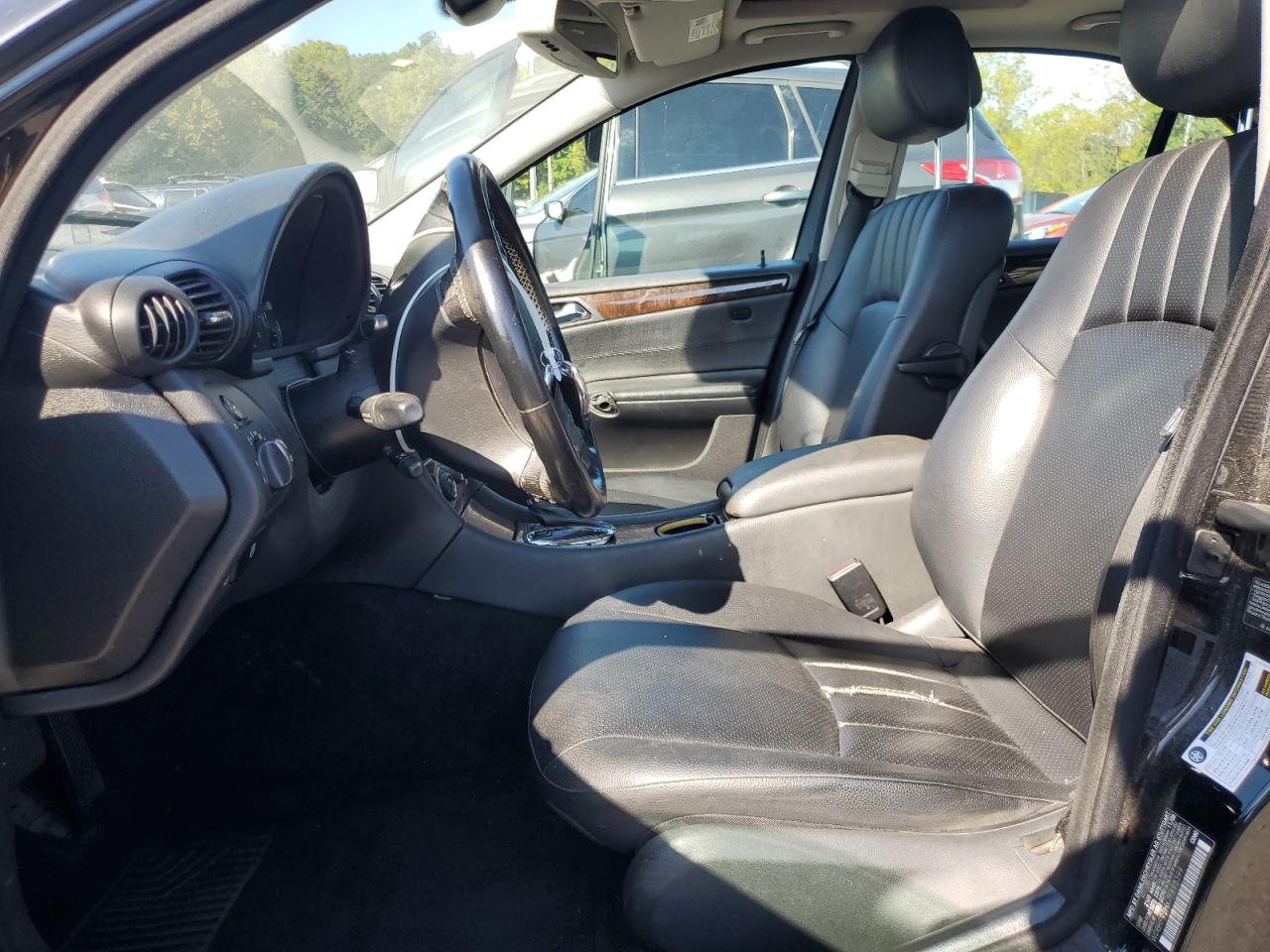 2007 Mercedes-benz C 280 4matic Black vin: WDBRF92HX7F895399