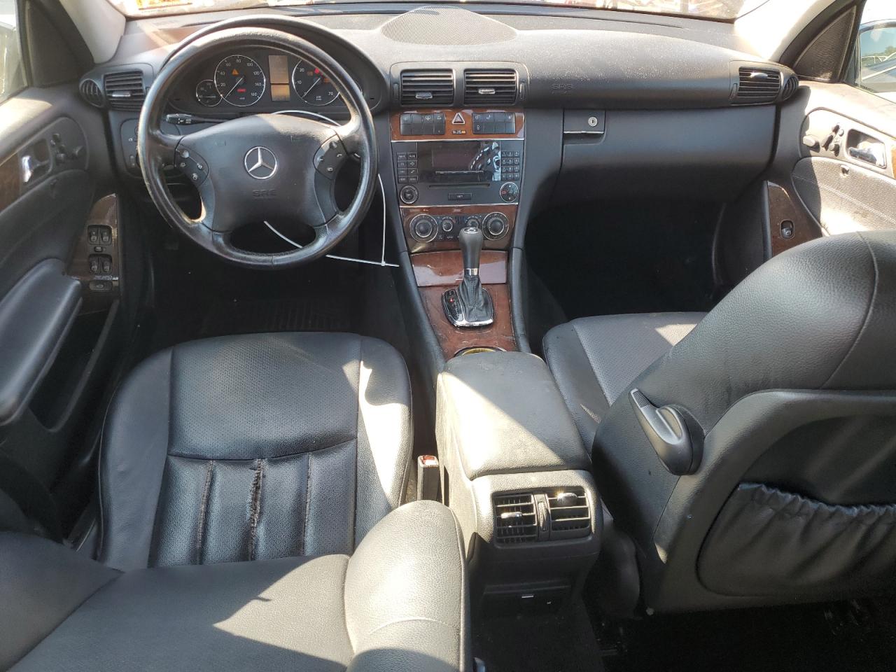 2007 Mercedes-benz C 280 4matic Black vin: WDBRF92HX7F895399