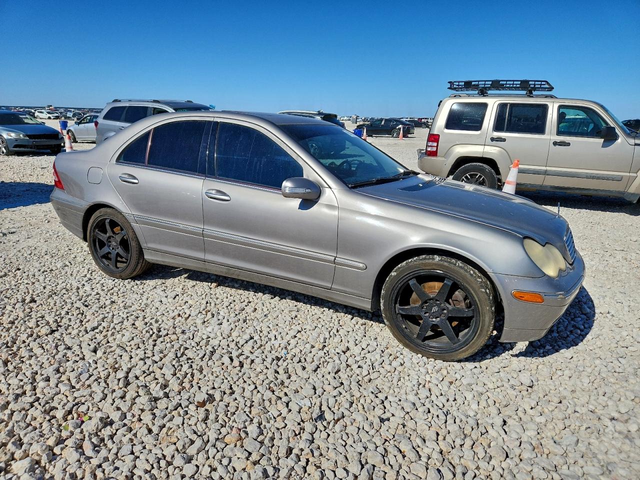 2007 Mercedes-benz C 280 4matic Silver vin: WDBRF92HX7F908846