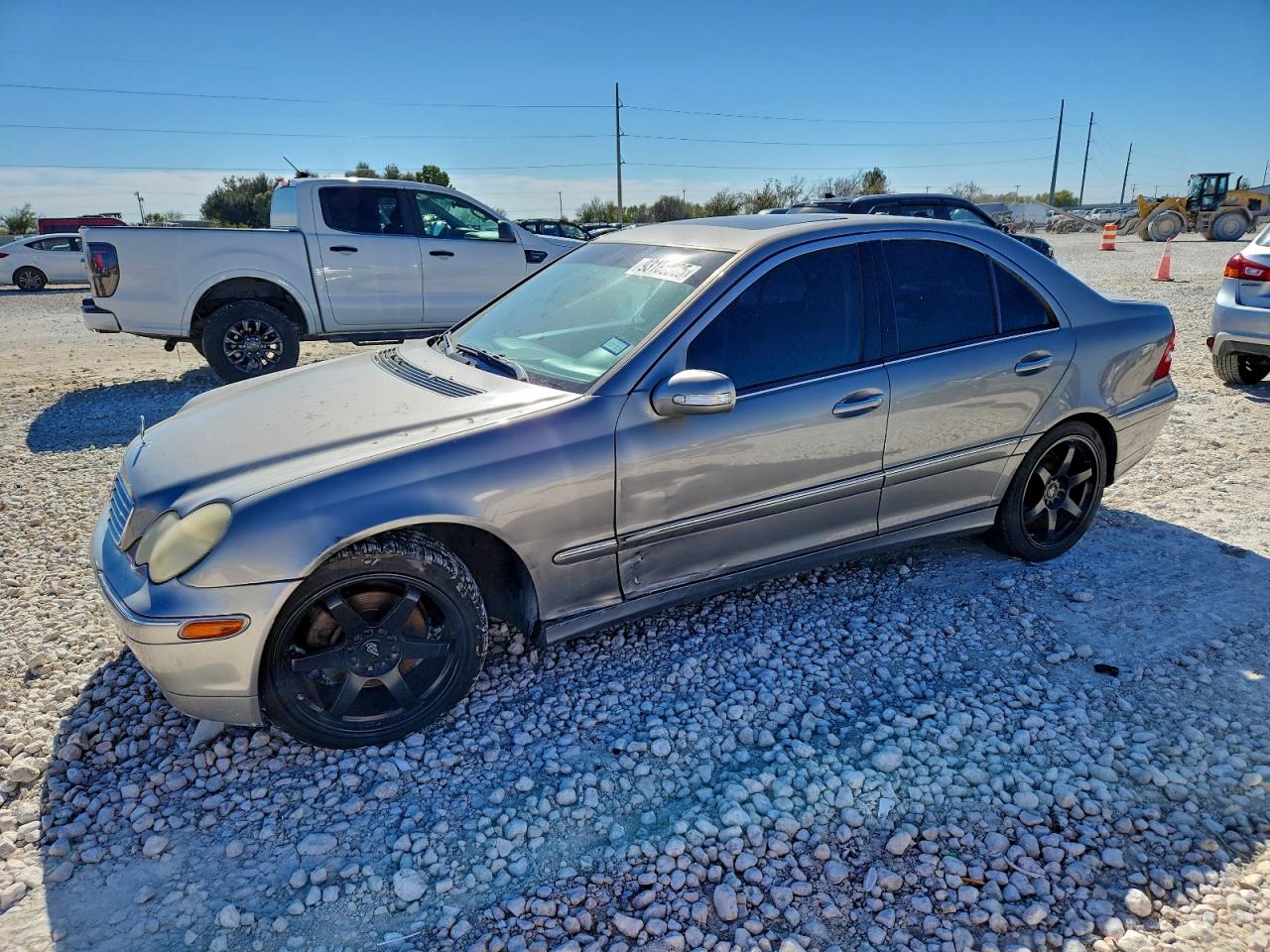 2007 Mercedes-benz C 280 4matic Silver vin: WDBRF92HX7F908846