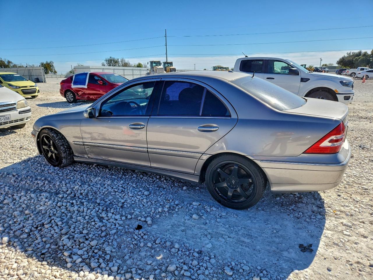 2007 Mercedes-benz C 280 4matic Silver vin: WDBRF92HX7F908846